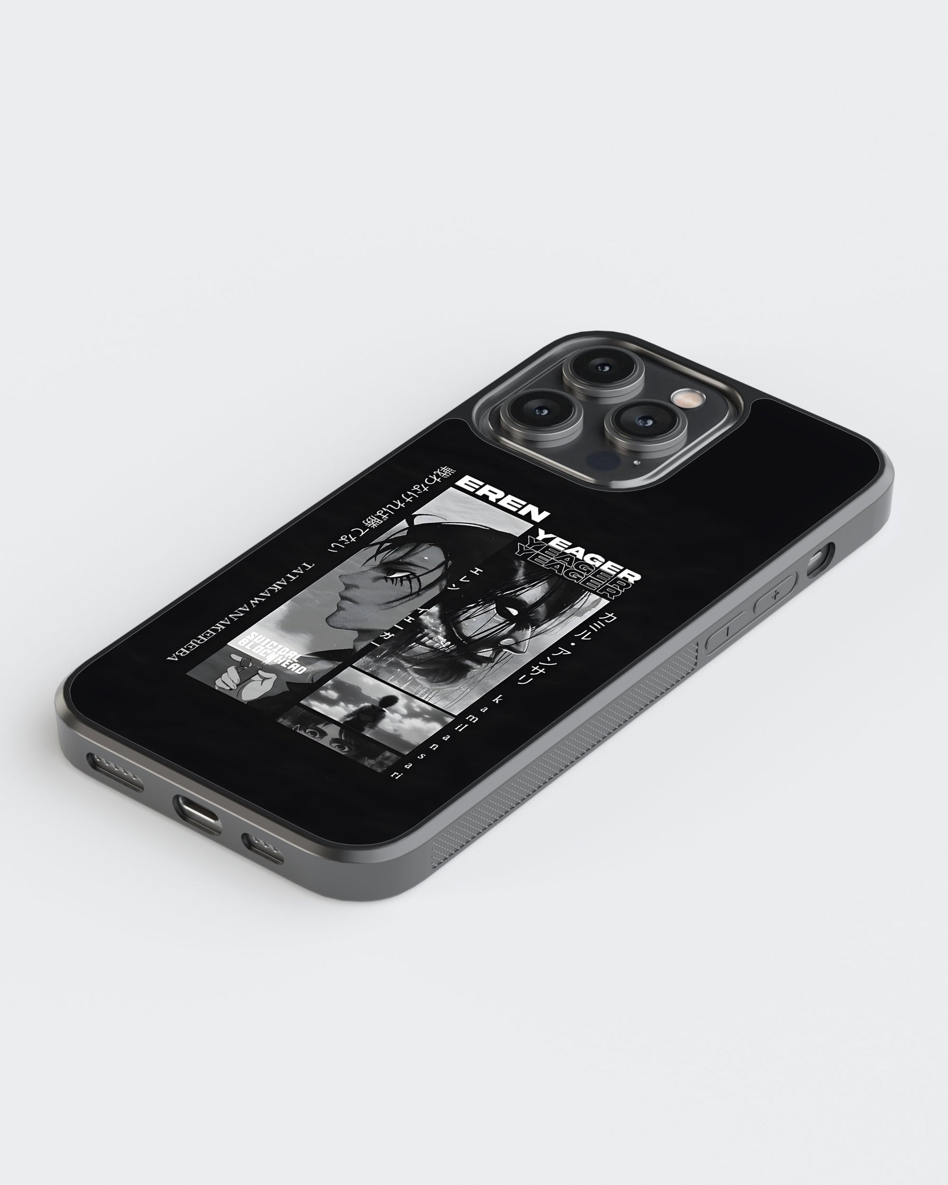 Attack On Titan Glass Mobile Case