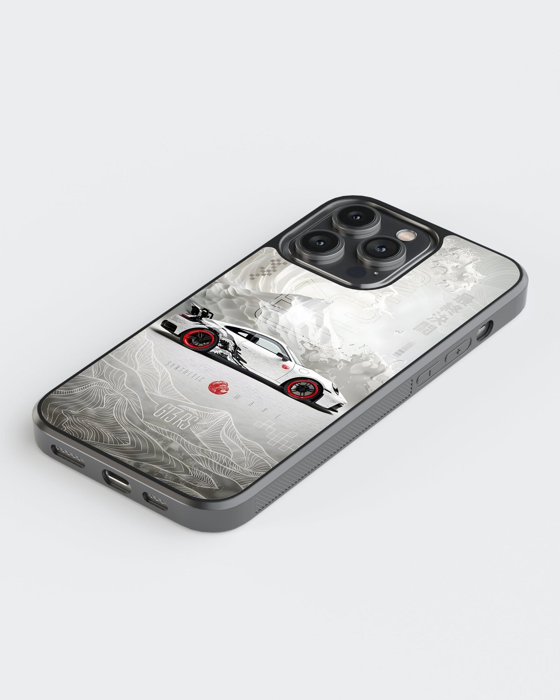 Sports Car Glass Mobile Case