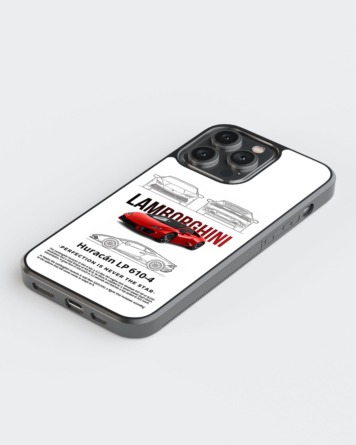 Sports Car Glass Mobile Case
