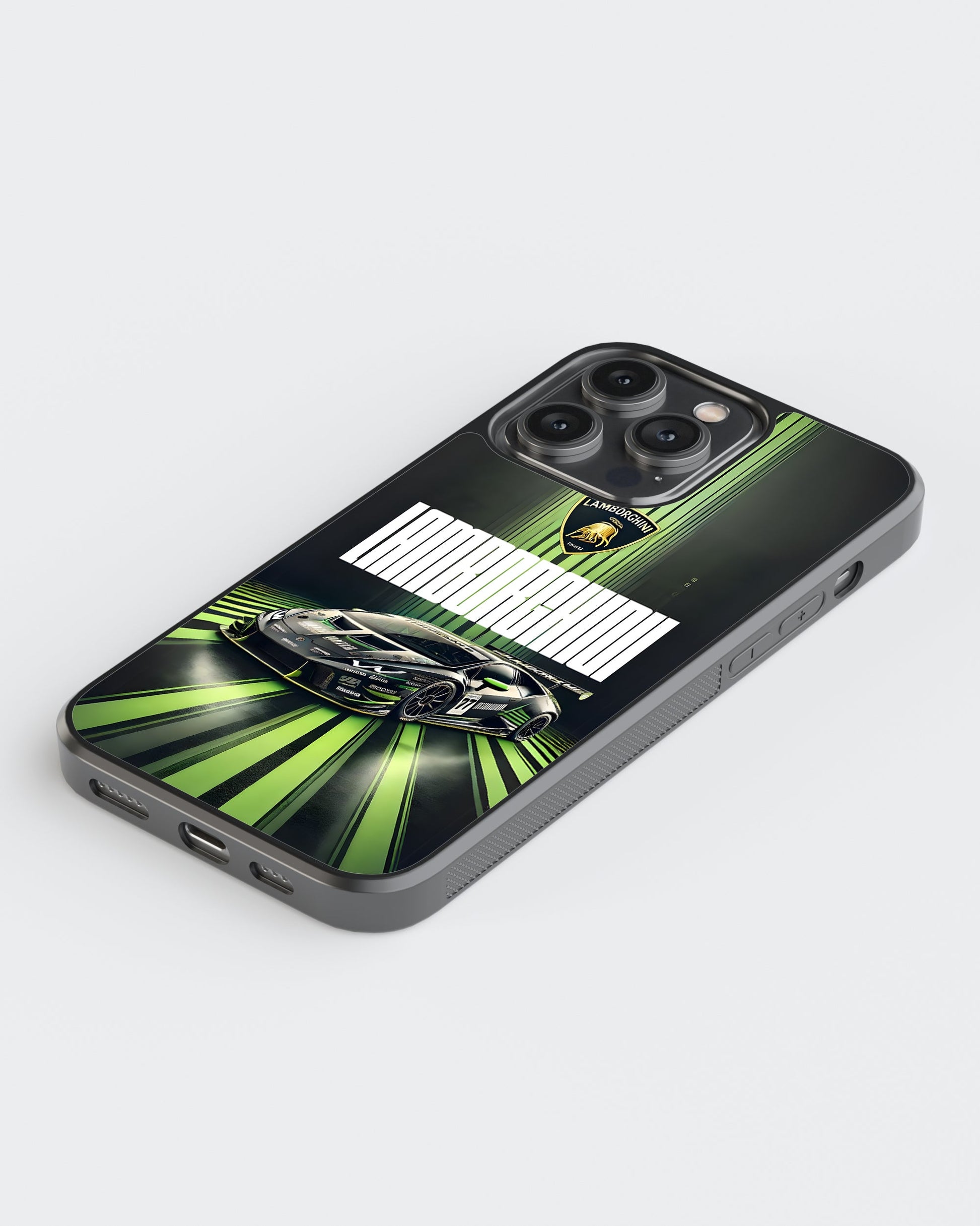 Sports Car Glass Mobile Case