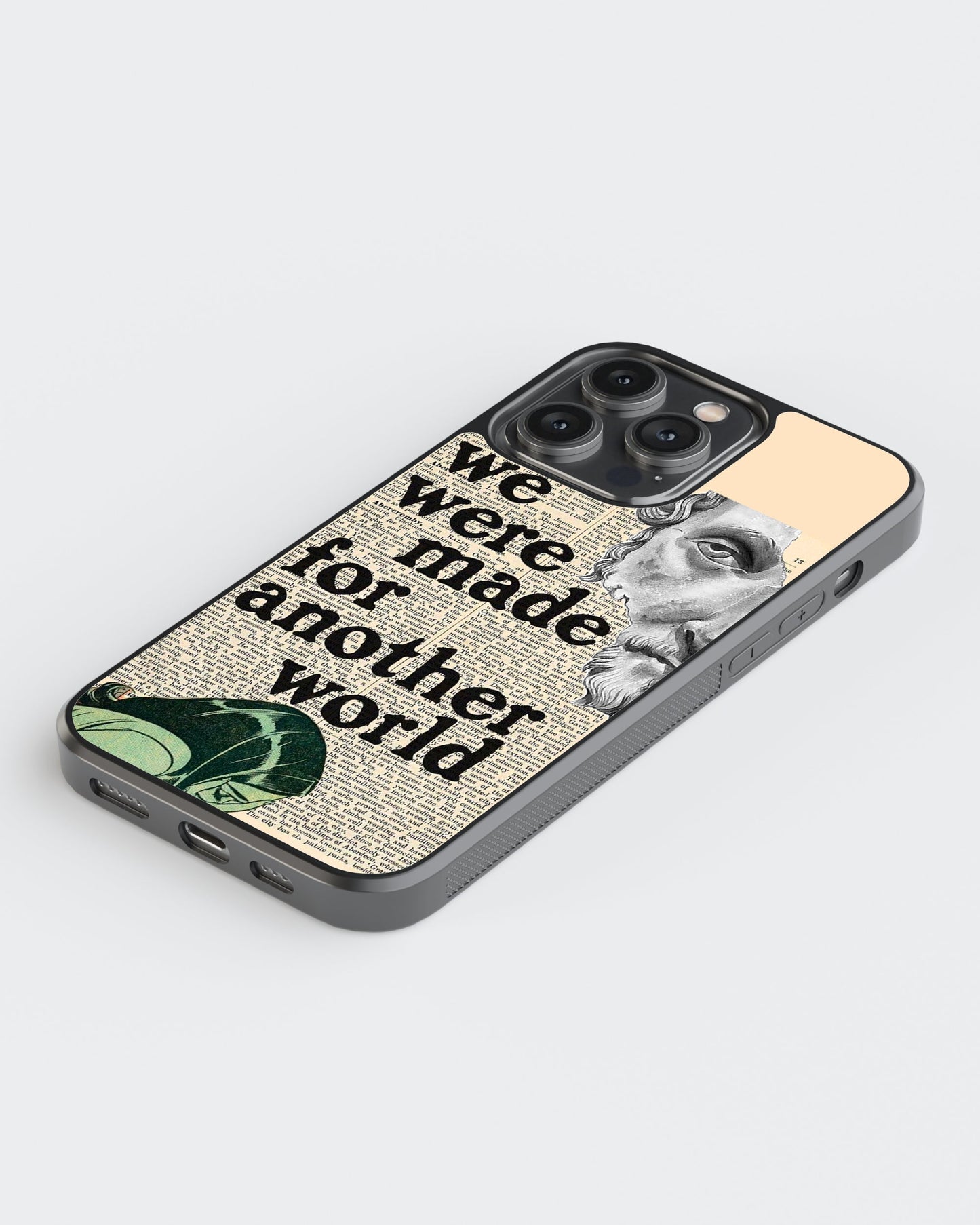 Whispers On Papers Glass Mobile Case
