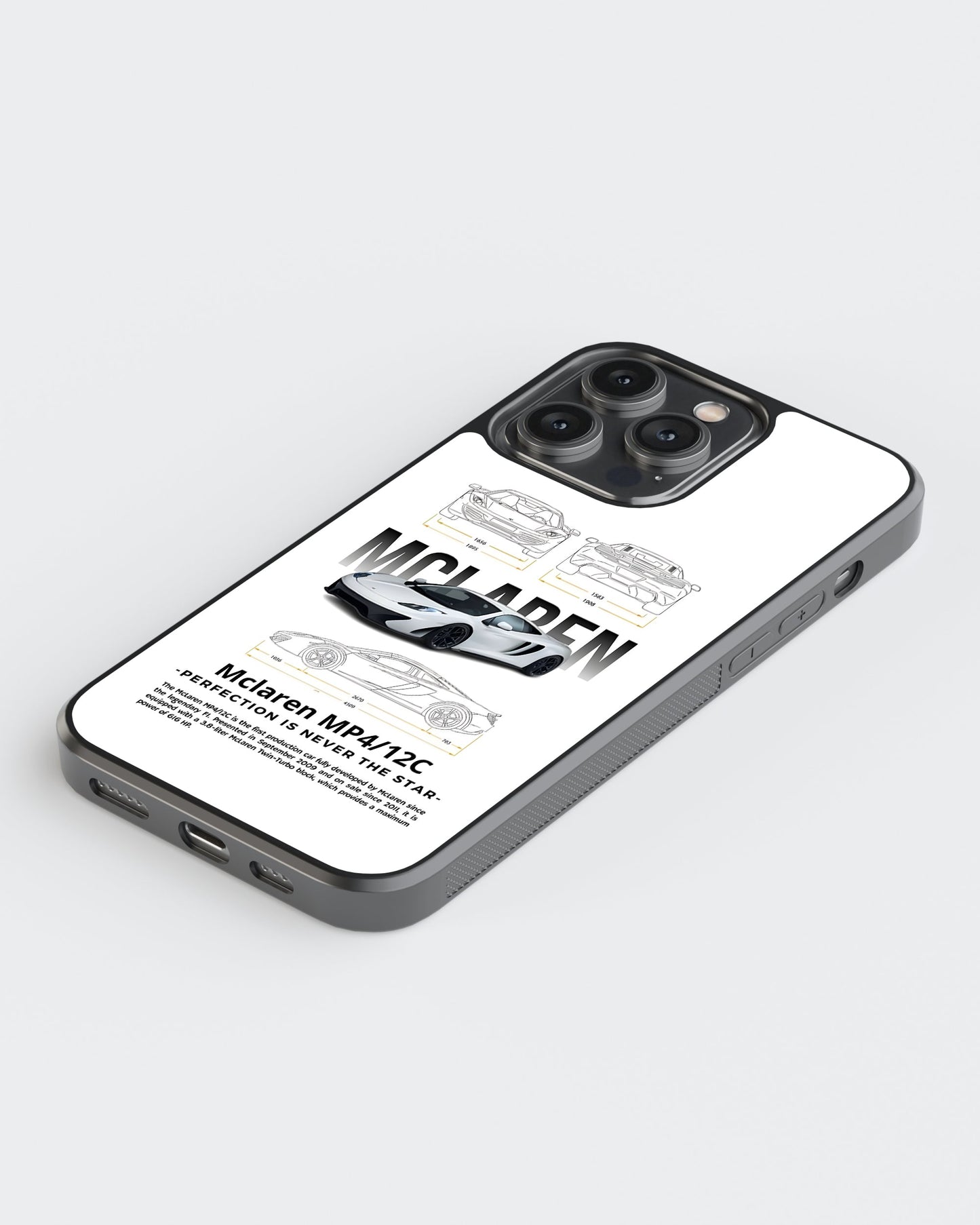 Sports Car Glass Mobile Case
