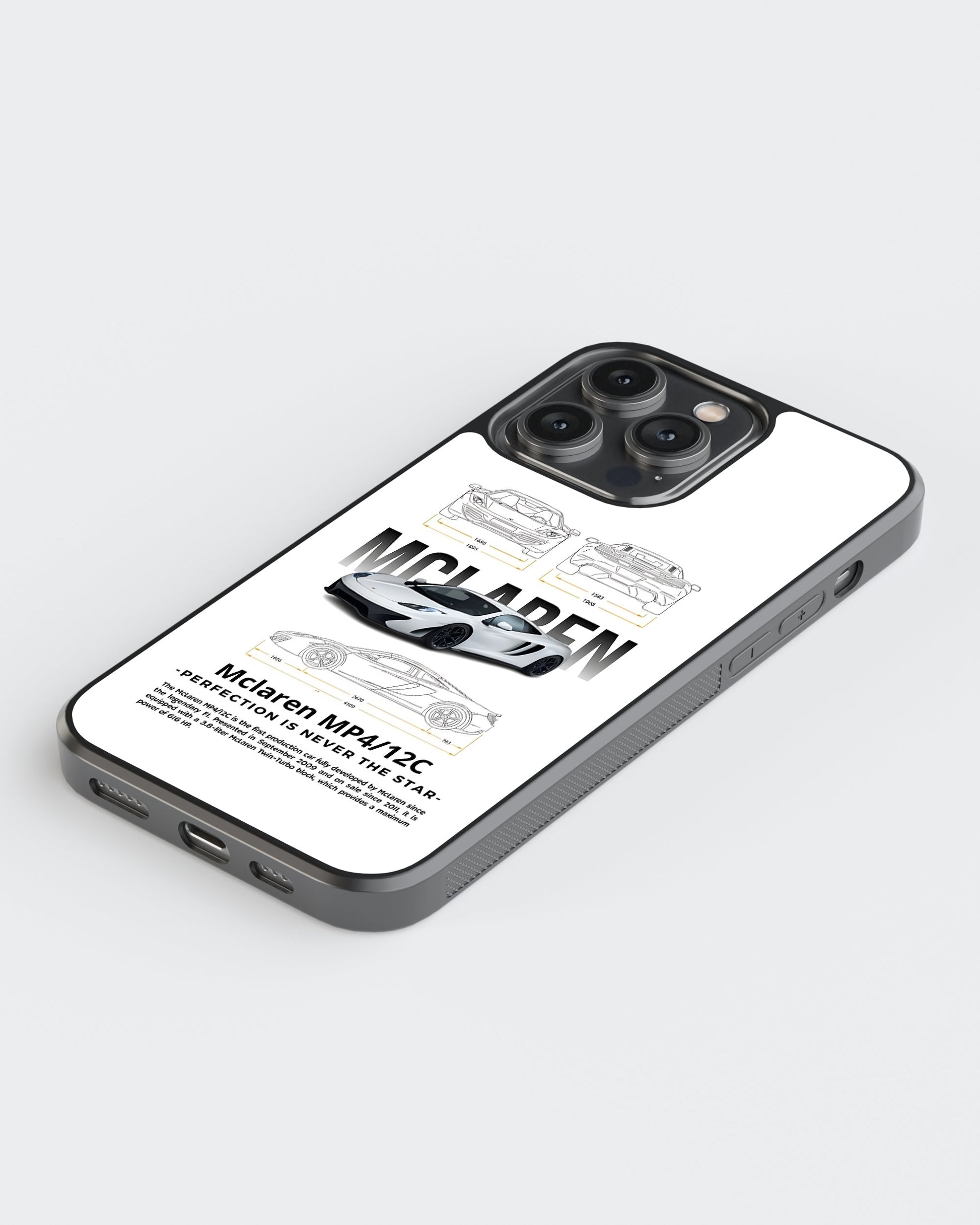 Sports Car Glass Mobile Case