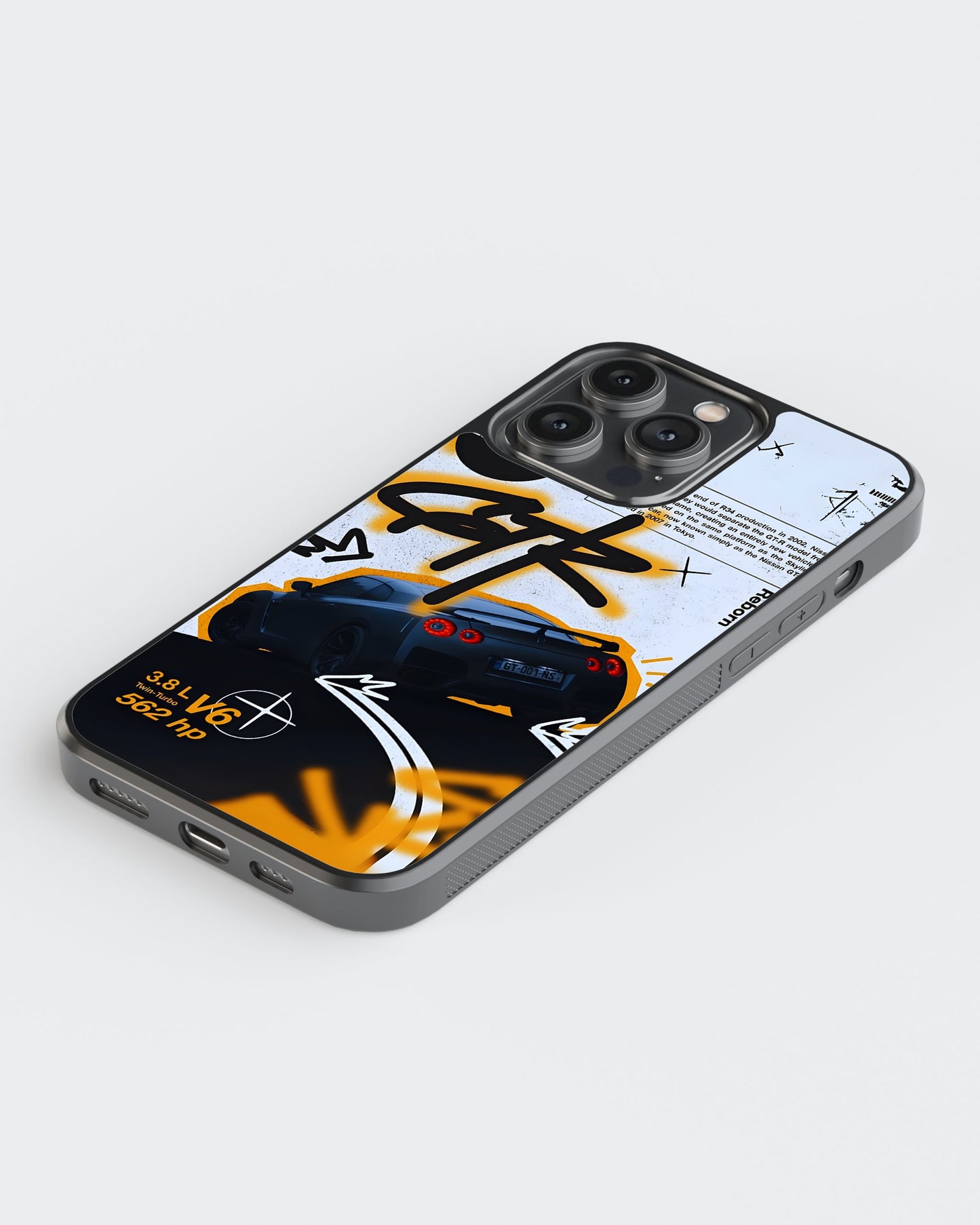 Sports Car Glass Mobile Case
