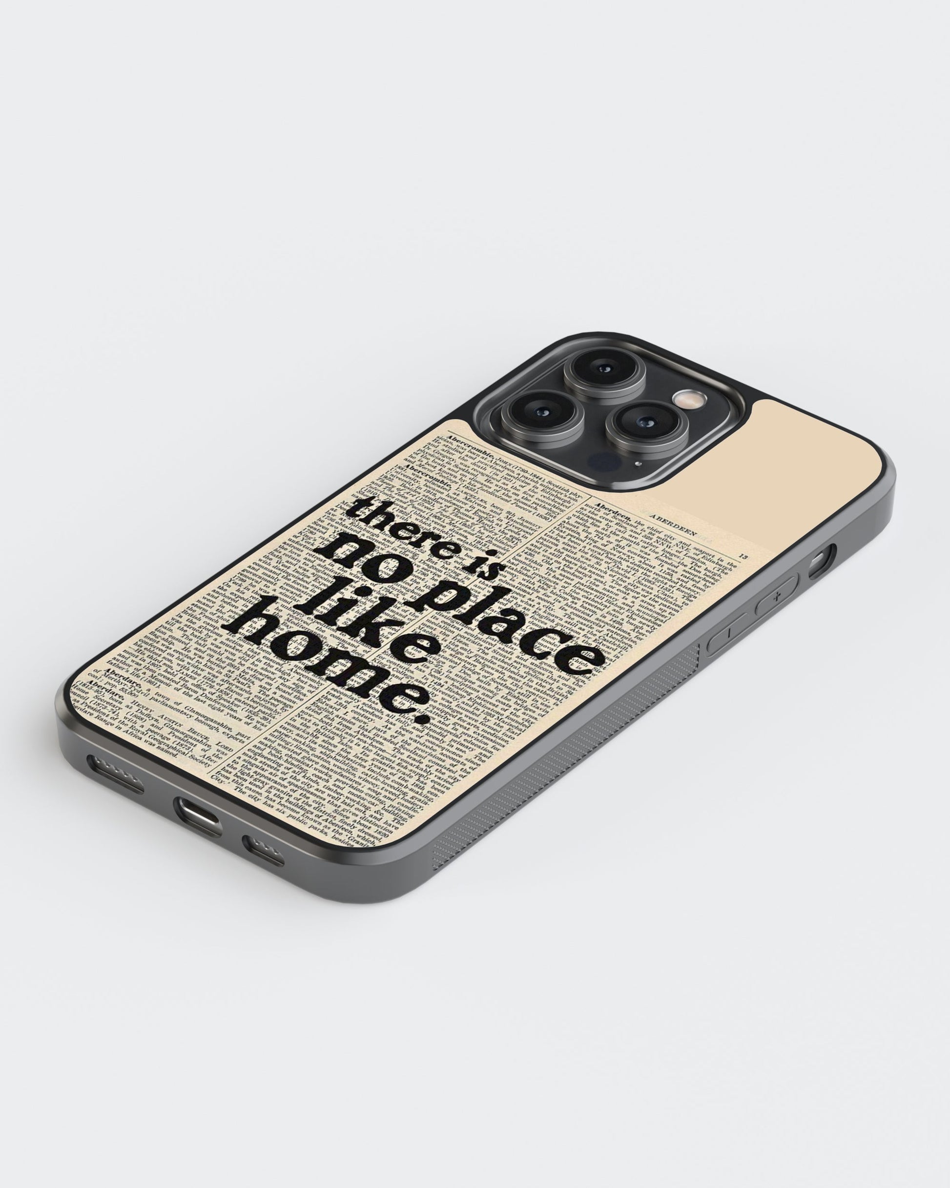 Whispers On Papers Glass Mobile Case