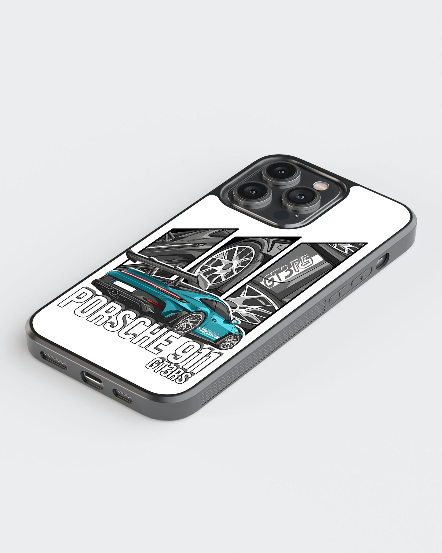 Sports Car Glass Mobile Case