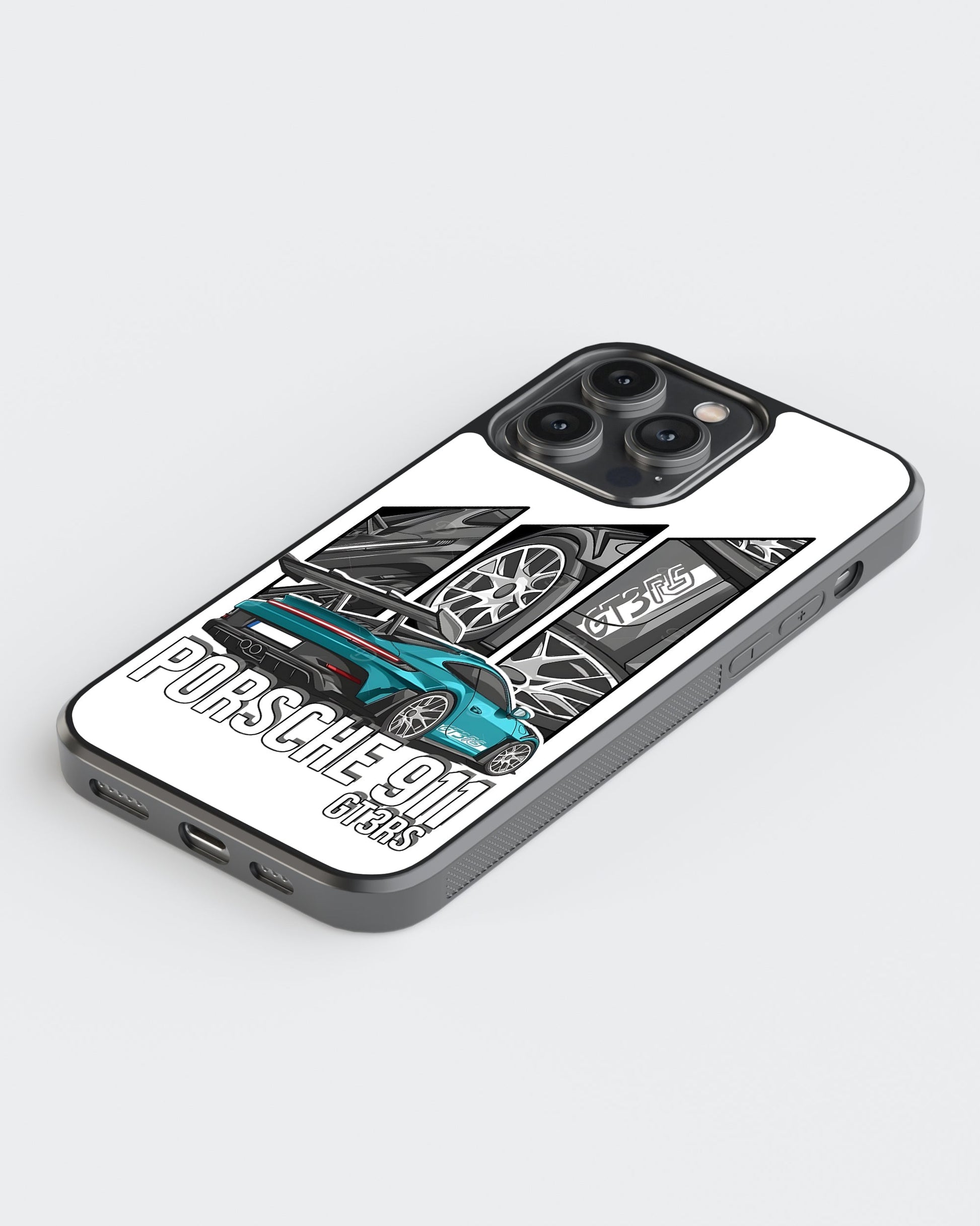 Sports Car Glass Mobile Case
