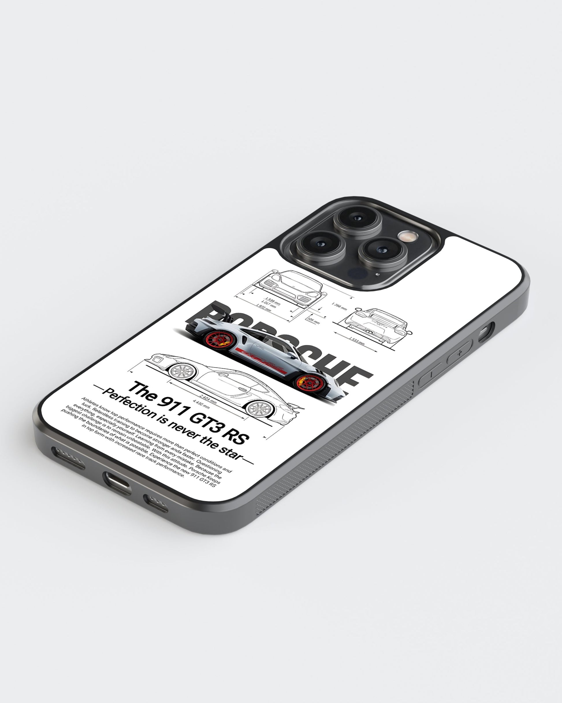 Sports Car Glass Mobile Case
