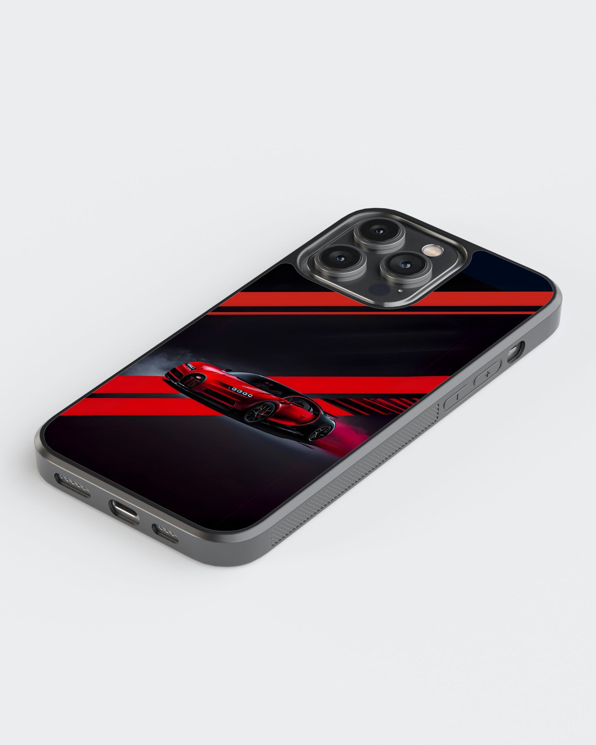 Sports Car Glass Mobile Case