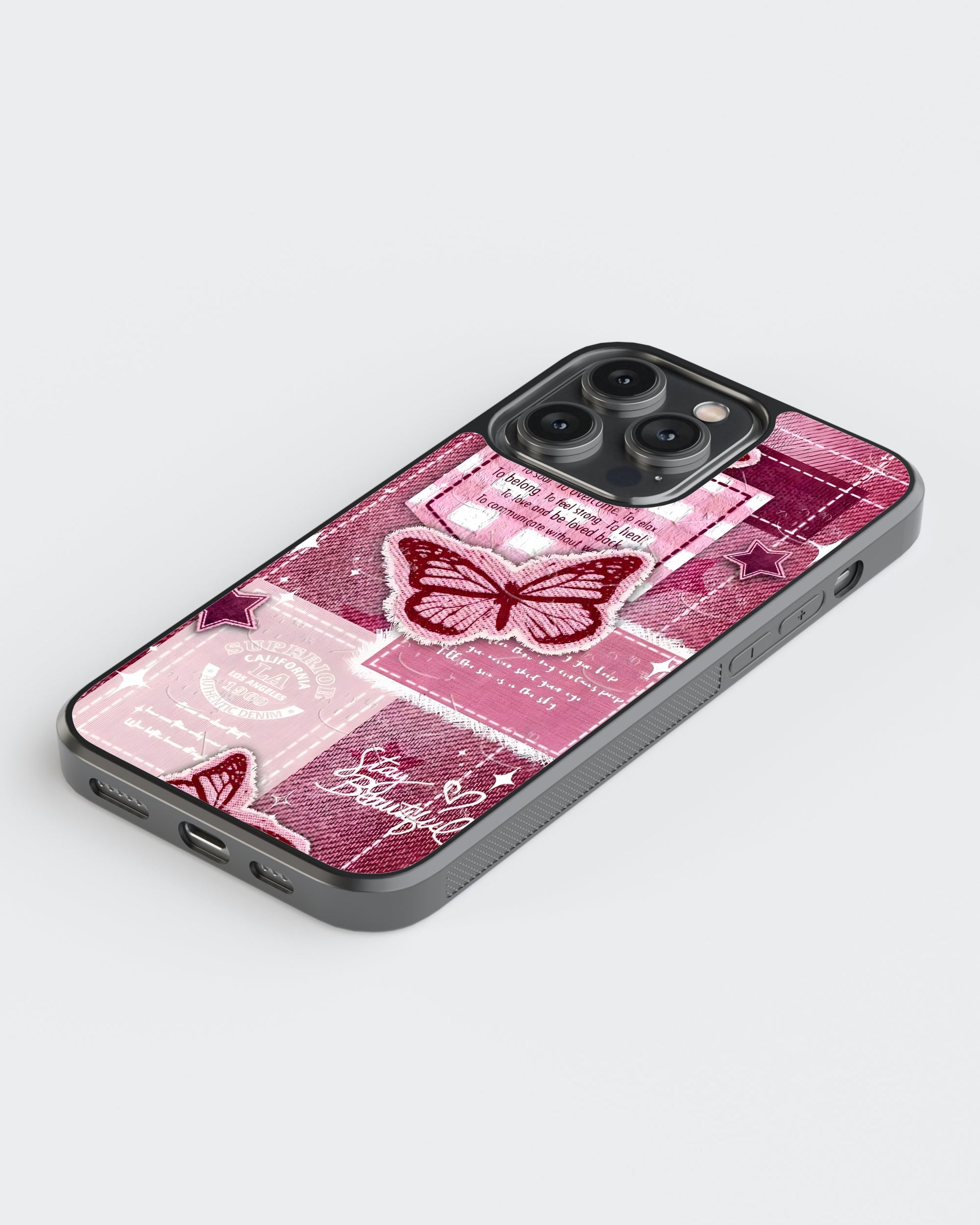 Girls Aesthetic Glass Mobile Case