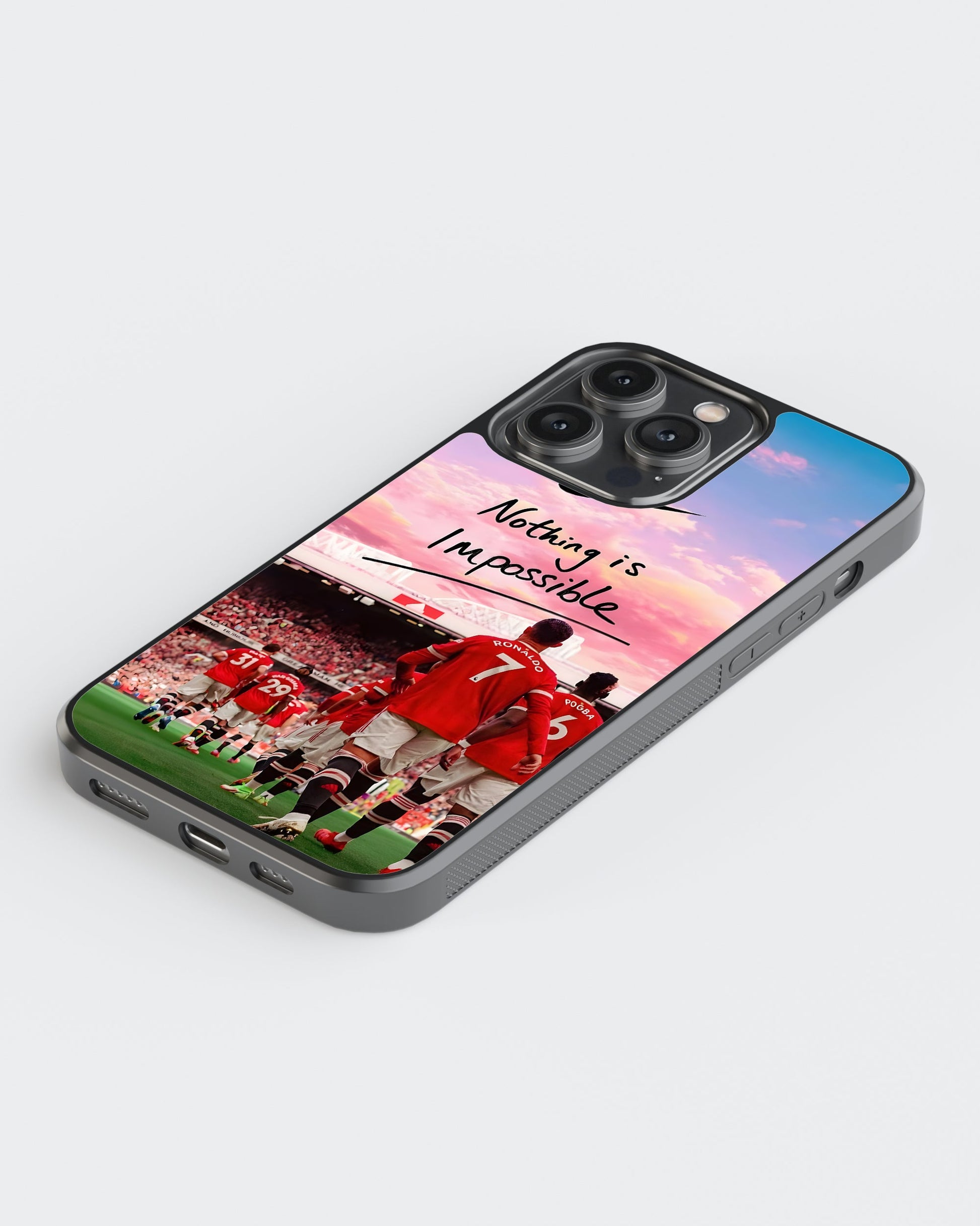 Football Glass Mobile Case