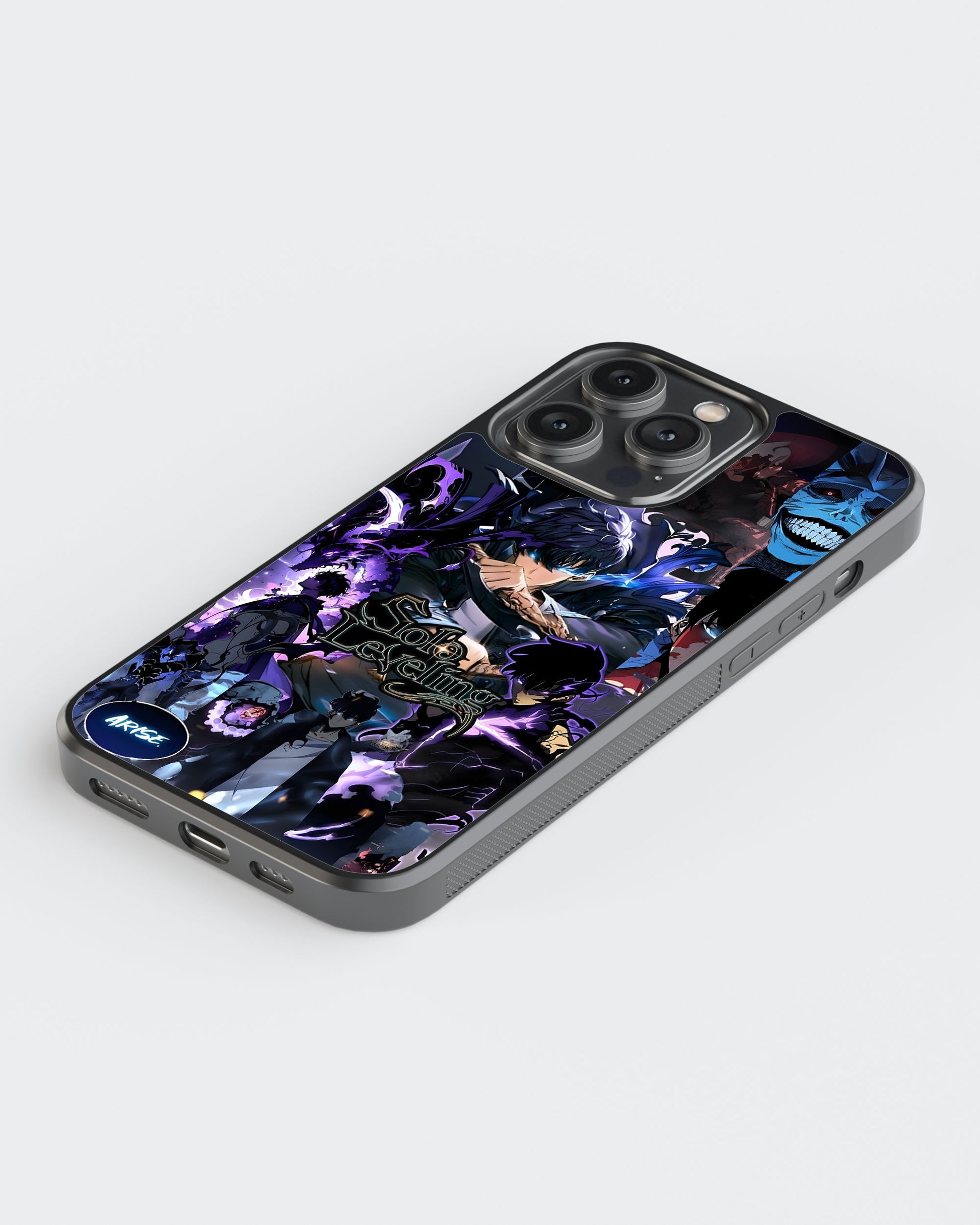 Solo Leveling Glass Mobile Case