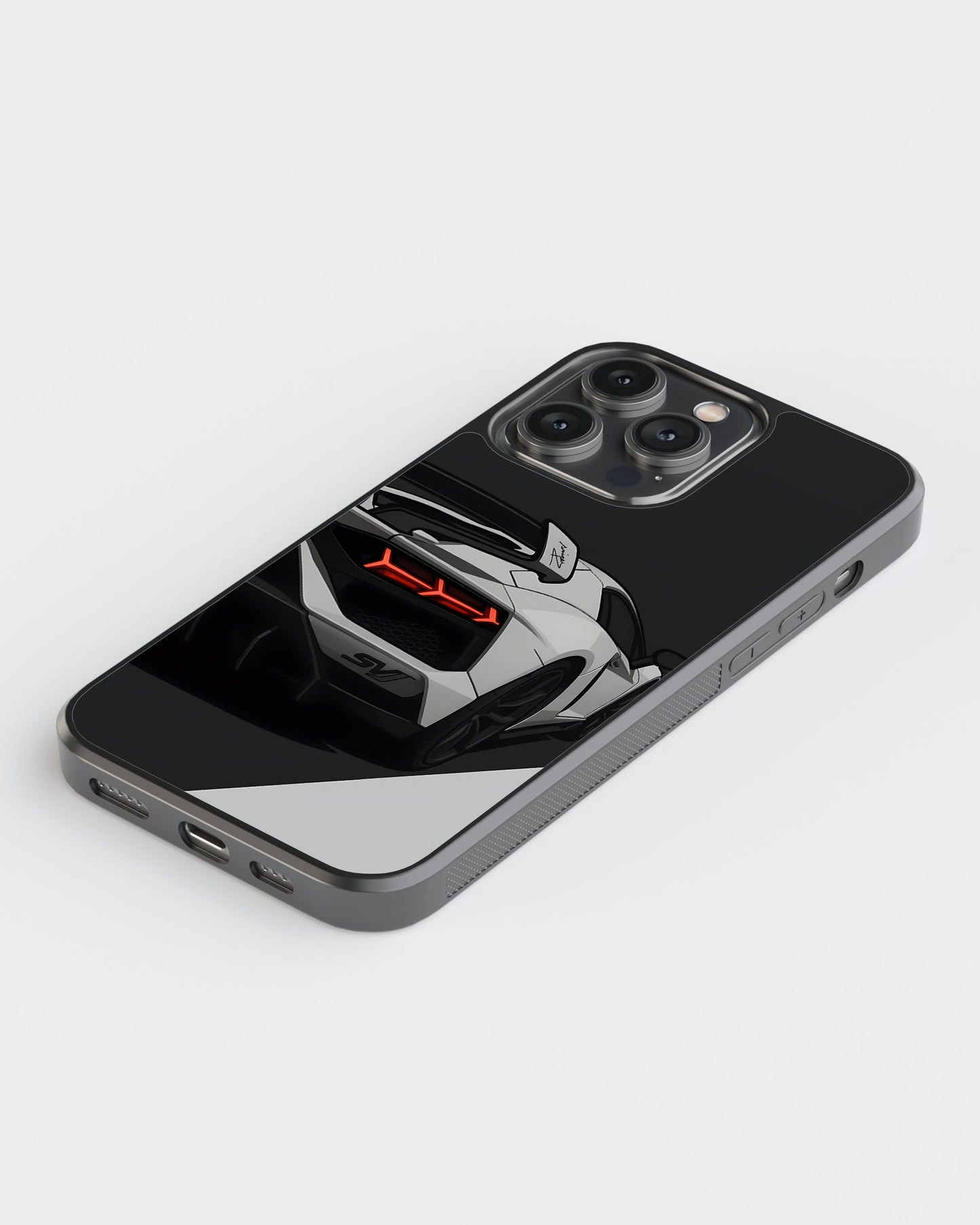 Sports Car Glass Mobile Case