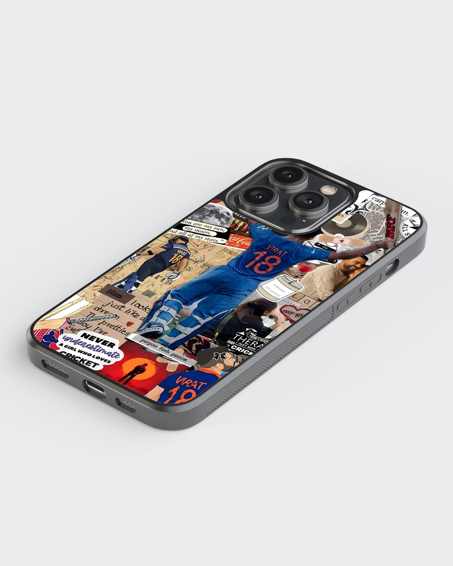 Cricket Glass Mobile Case