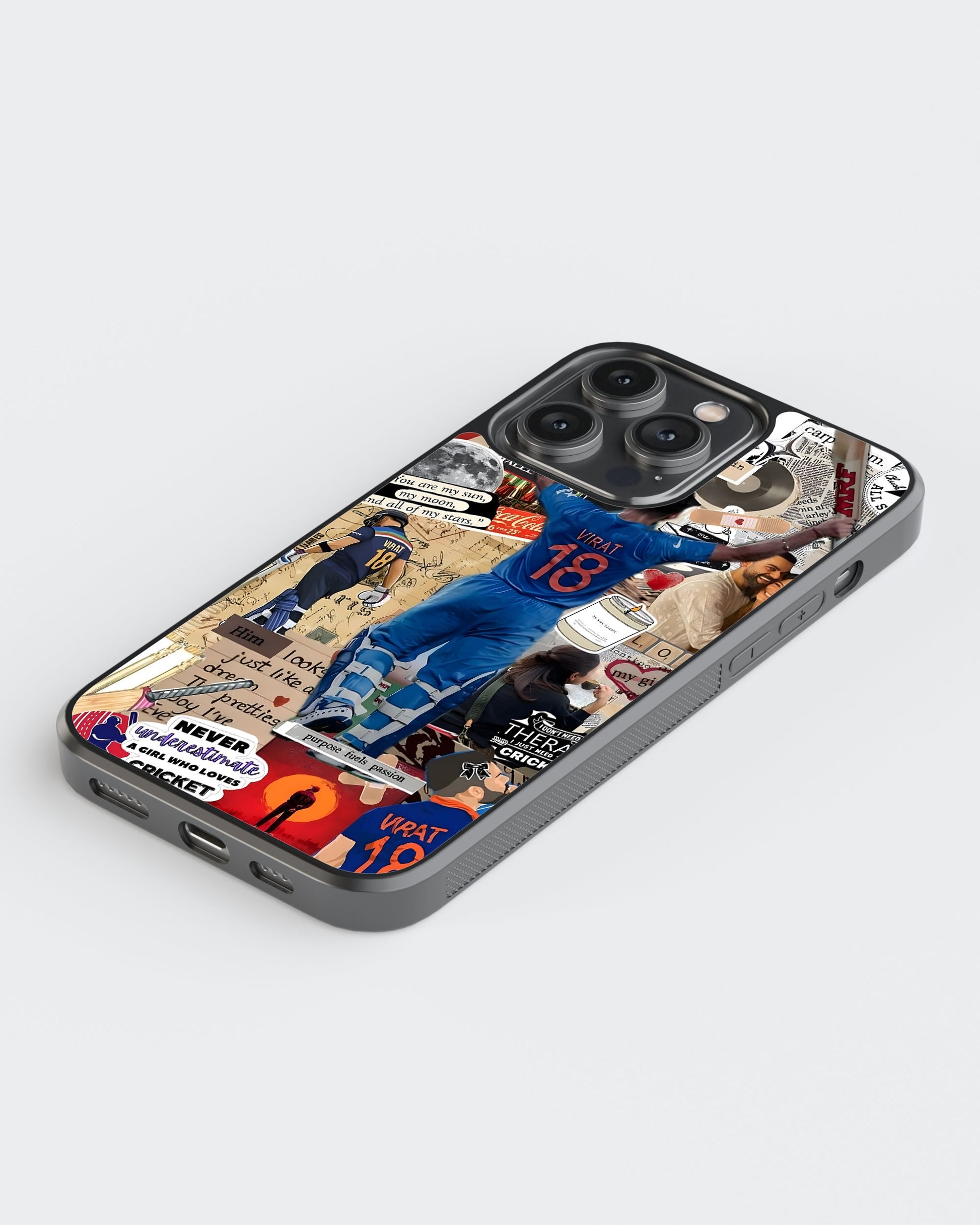 Cricket Glass Mobile Case