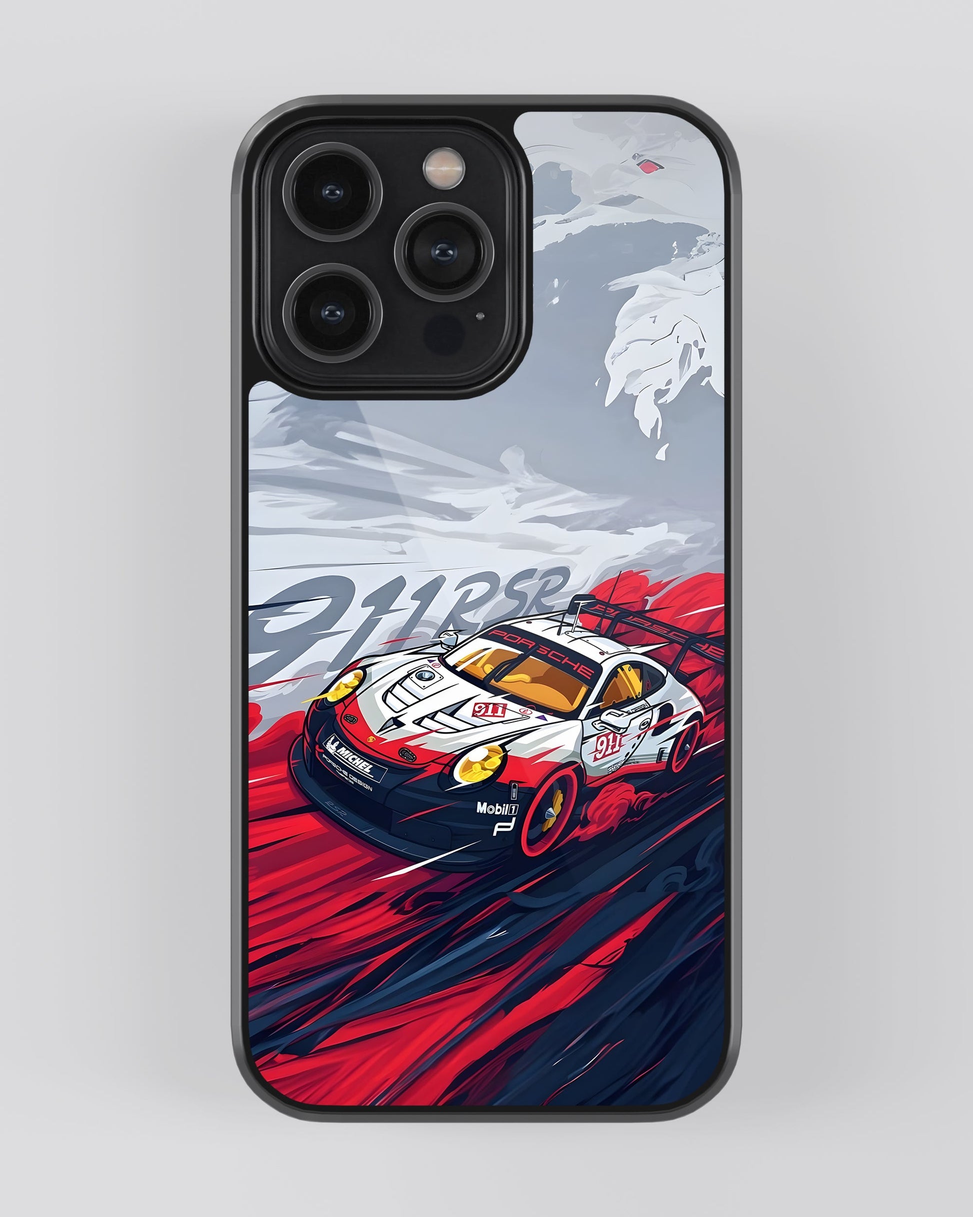 Sports Car Glass Mobile Cover