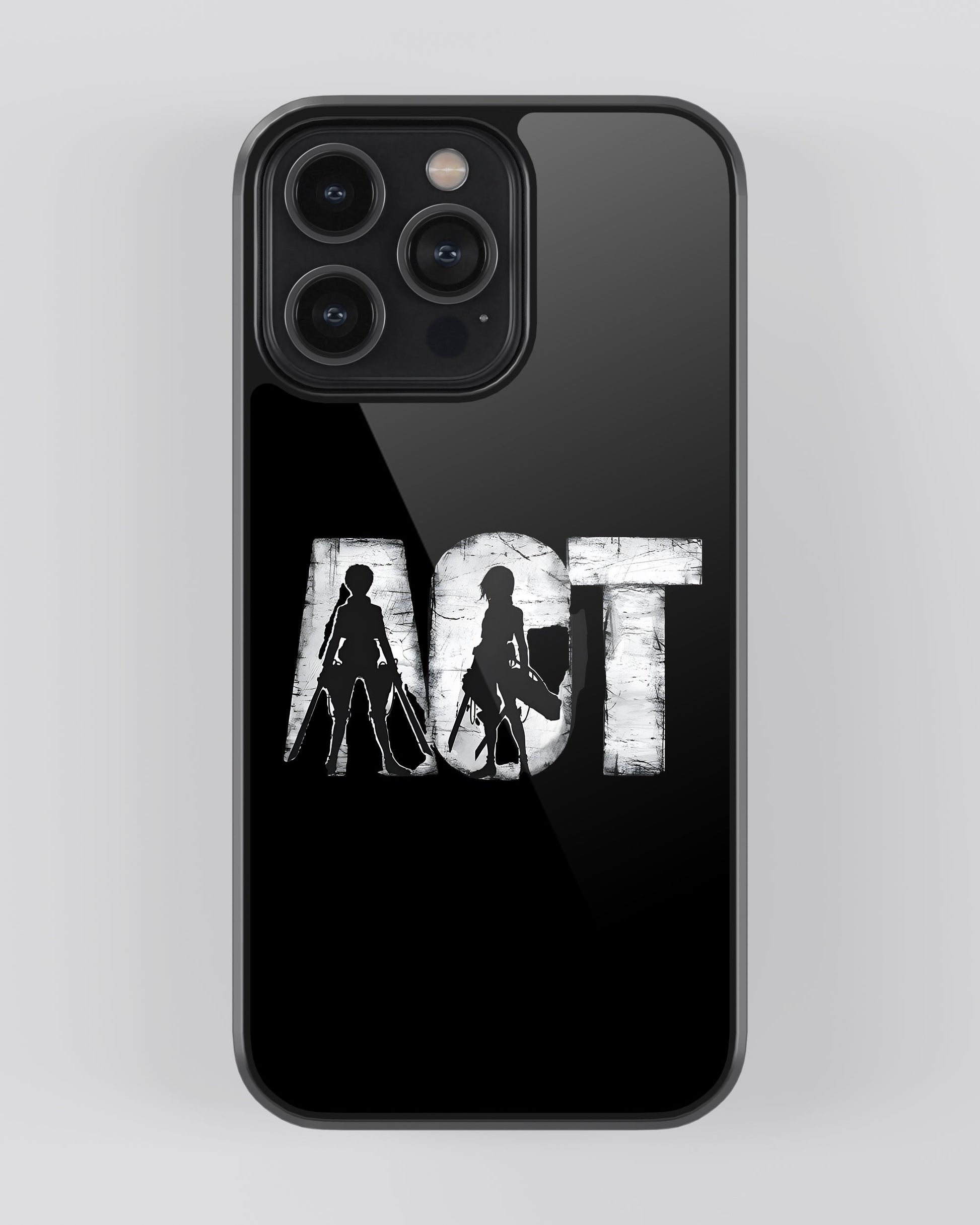Attack On Titan Glass Mobile Cover