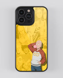 One Punch Man Glass Mobile Cover