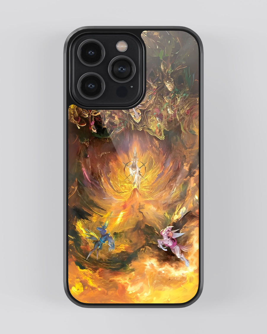 Cartoon Glass Mobile Cover