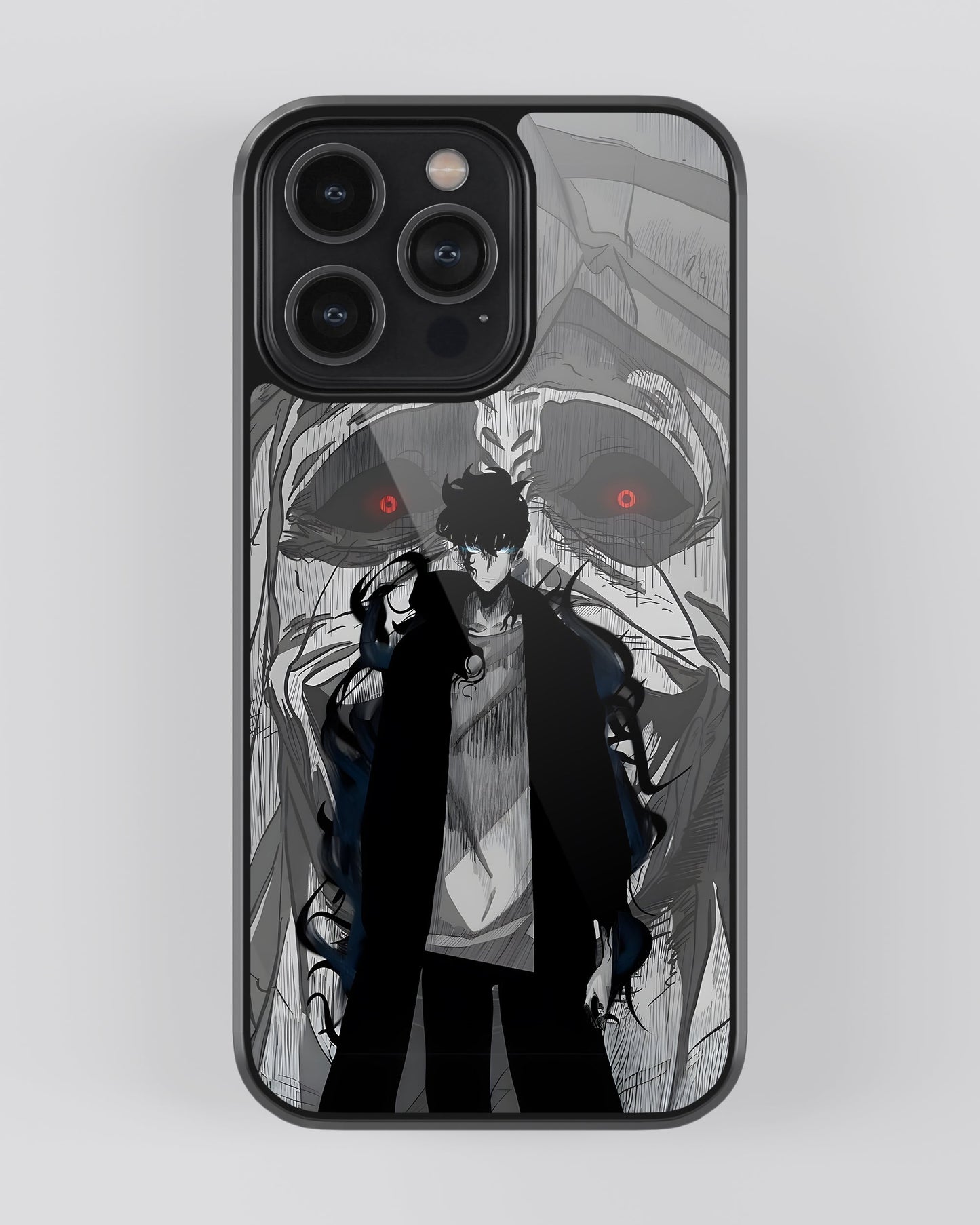 Solo Leveling Glass Mobile Cover