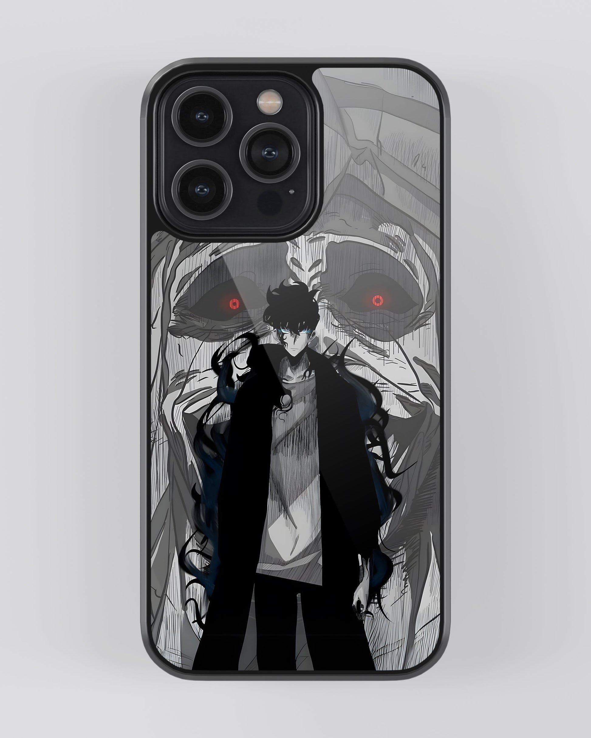Solo Leveling Glass Mobile Cover