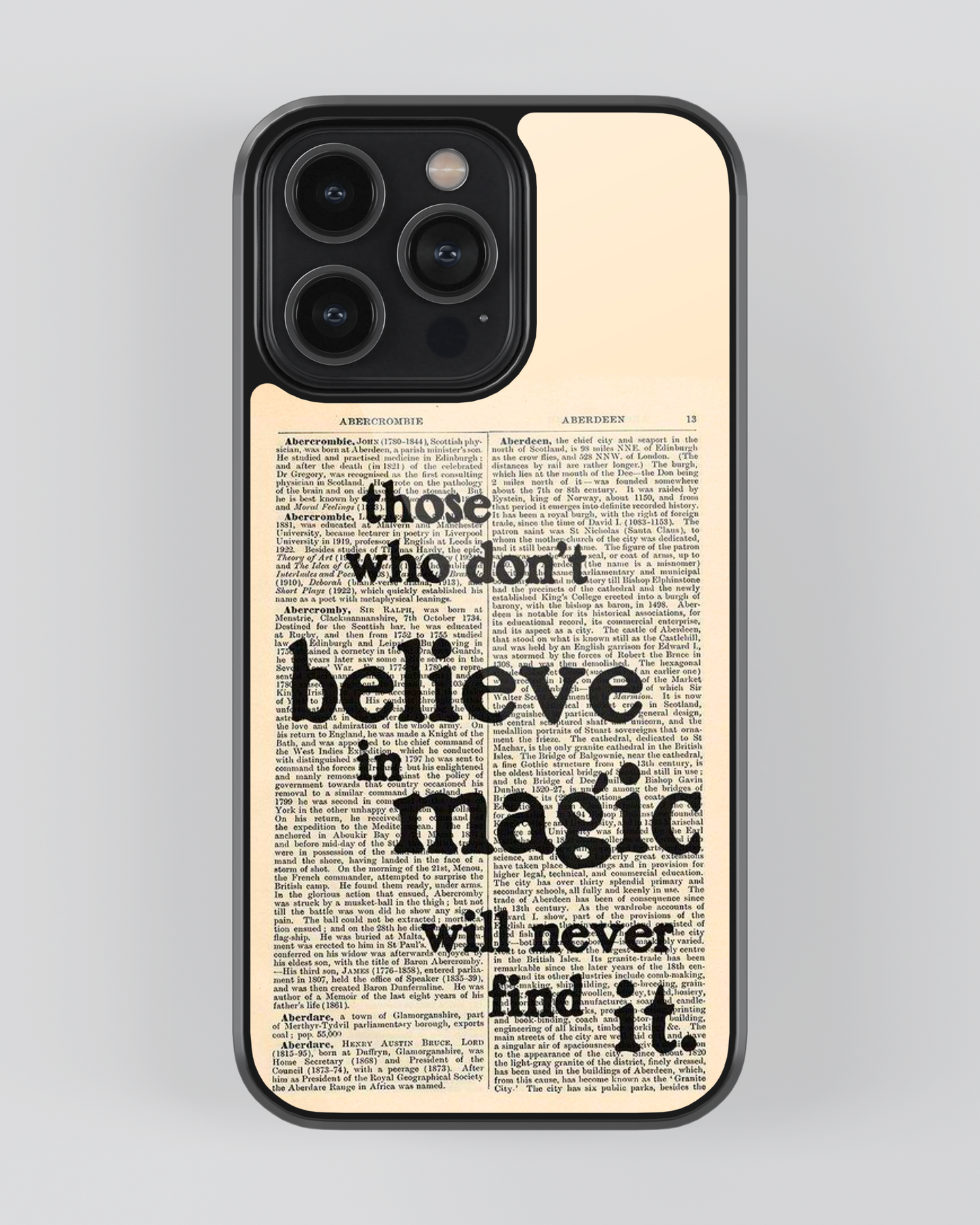 Whispers On Papers Glass Mobile Cover