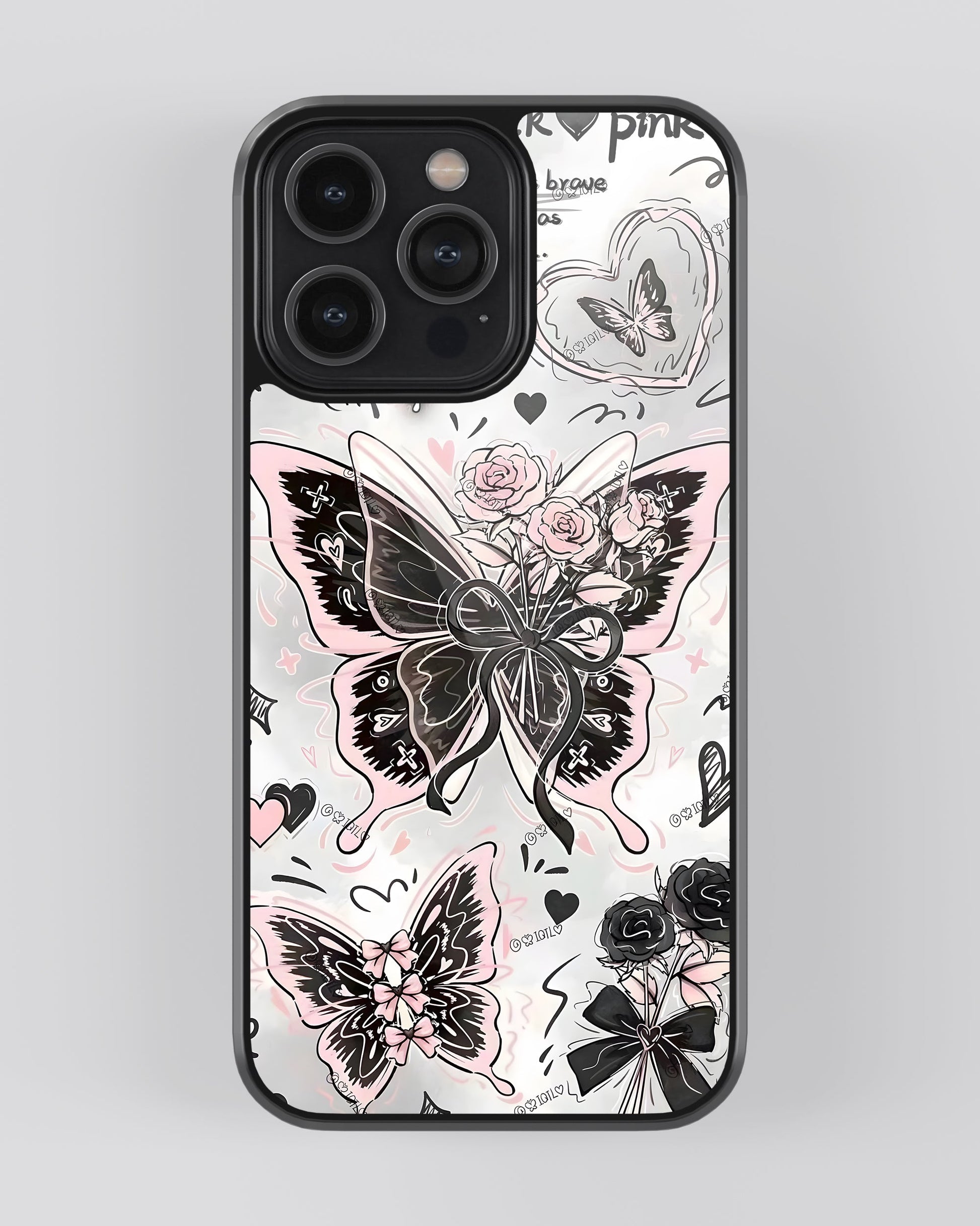 Girls Aesthetic Glass Mobile Cover