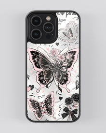 Girls Aesthetic Glass Mobile Cover