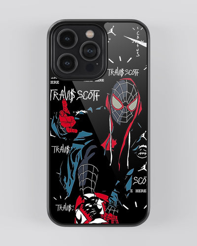 Marvel Mobile Cover (Black Spiderman)