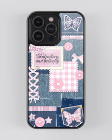 Girls Aesthetic Glass Mobile Cover