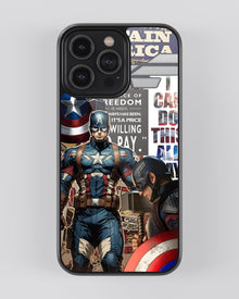 Marvel Glass Mobile Cover