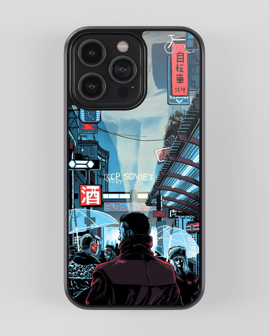 Cyberpunk Glass Mobile Cover