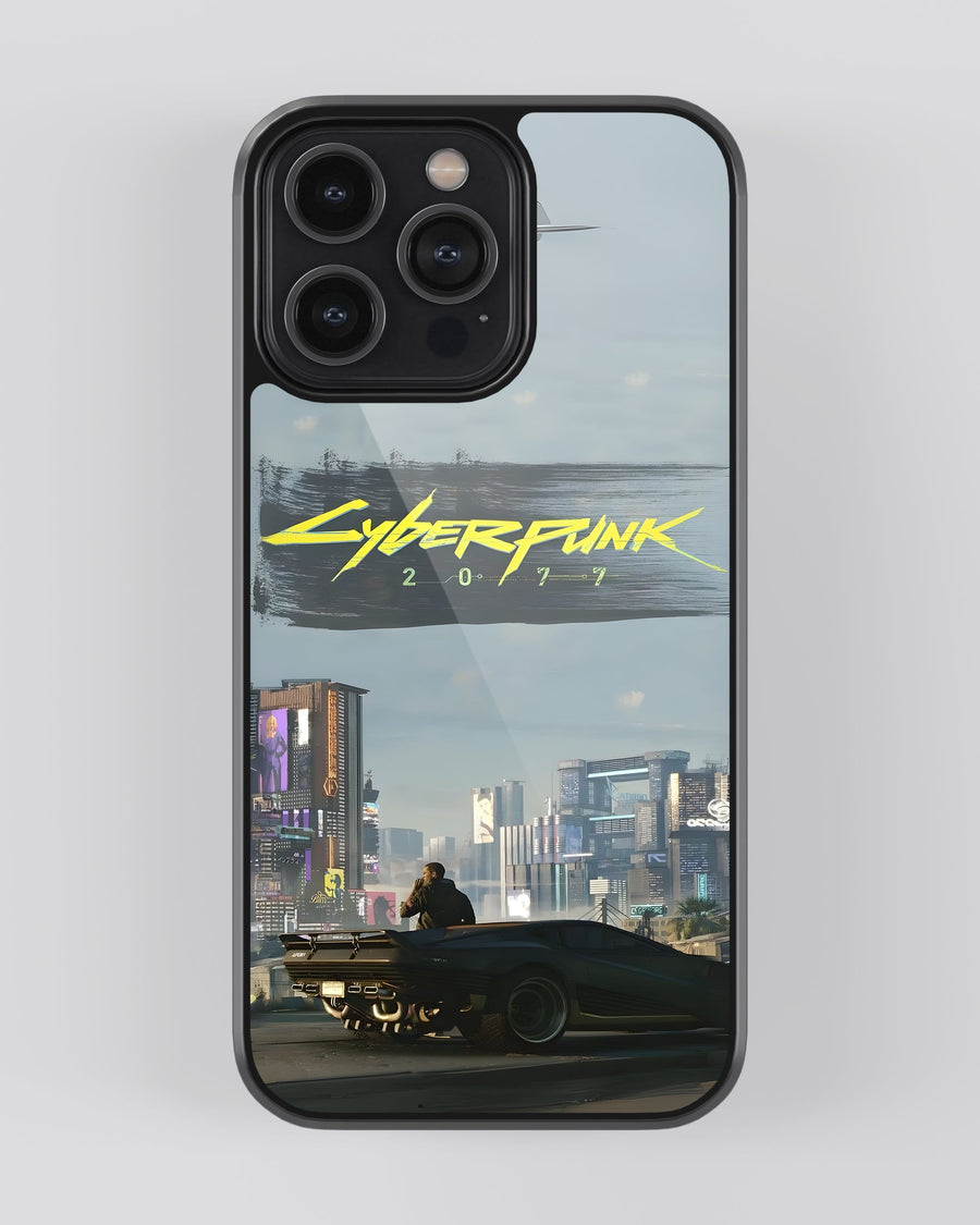 Cyberpunk Glass Mobile Cover