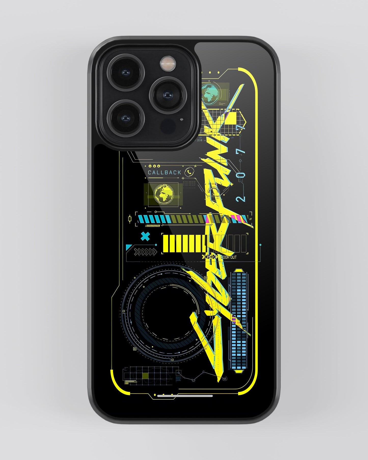 Cyberpunk Glass Mobile Cover