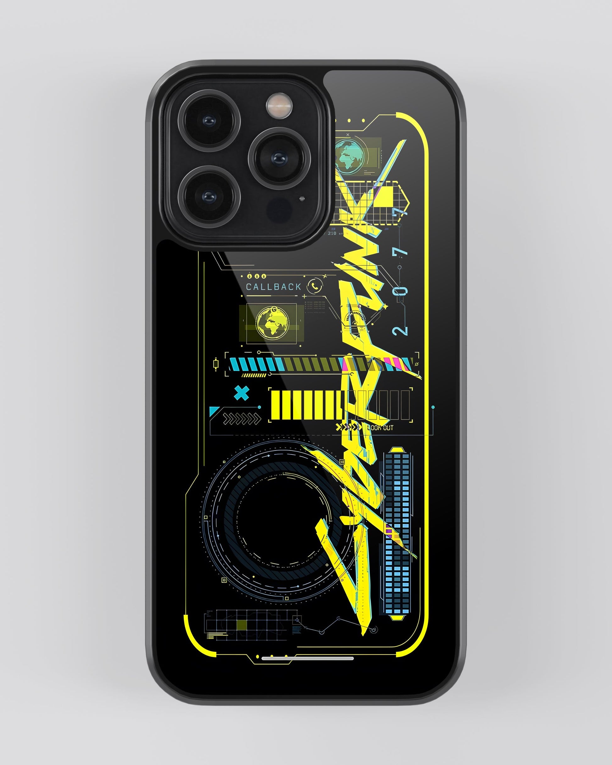 Cyberpunk Glass Mobile Cover