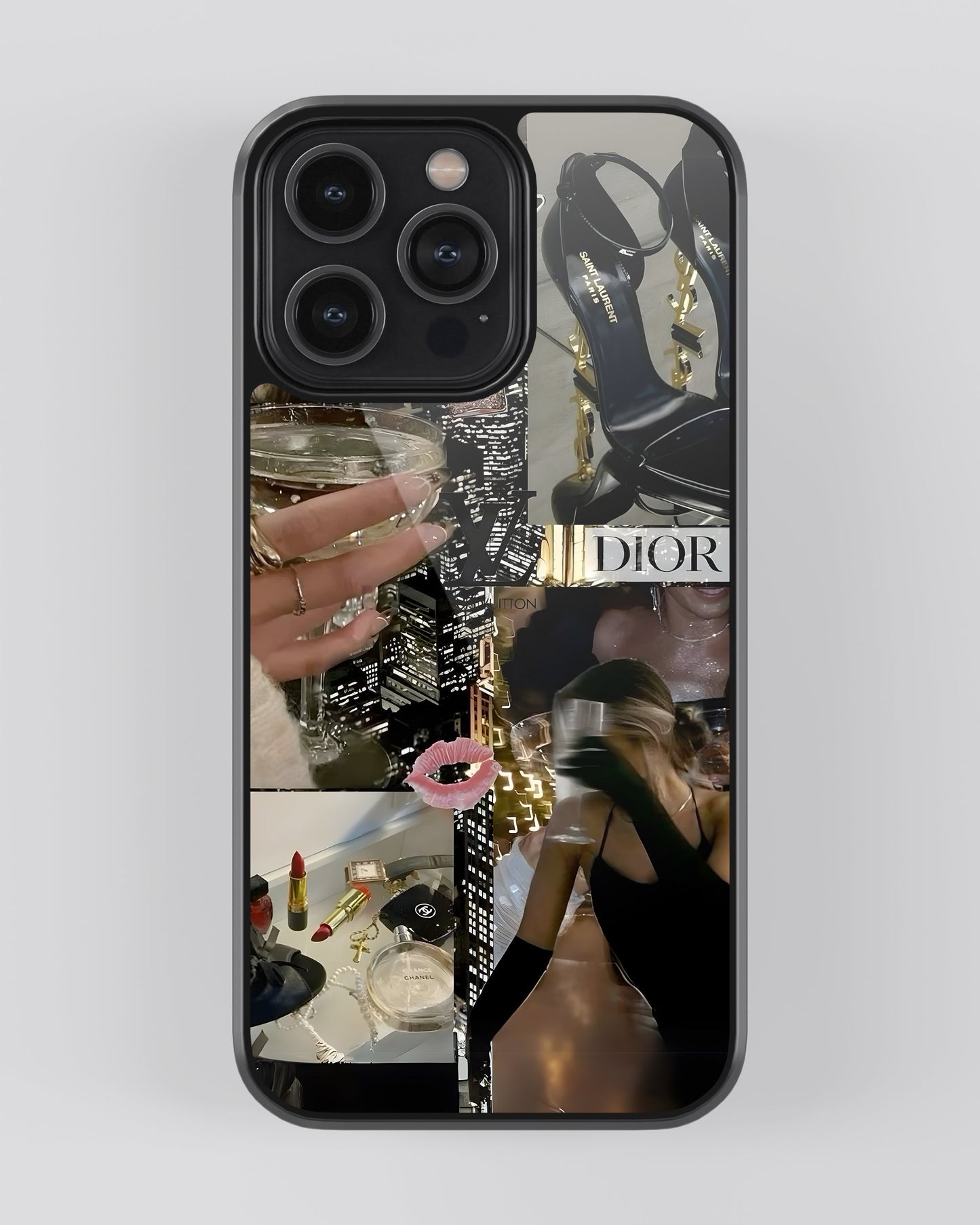 Girls Aesthetic Glass Mobile Cover