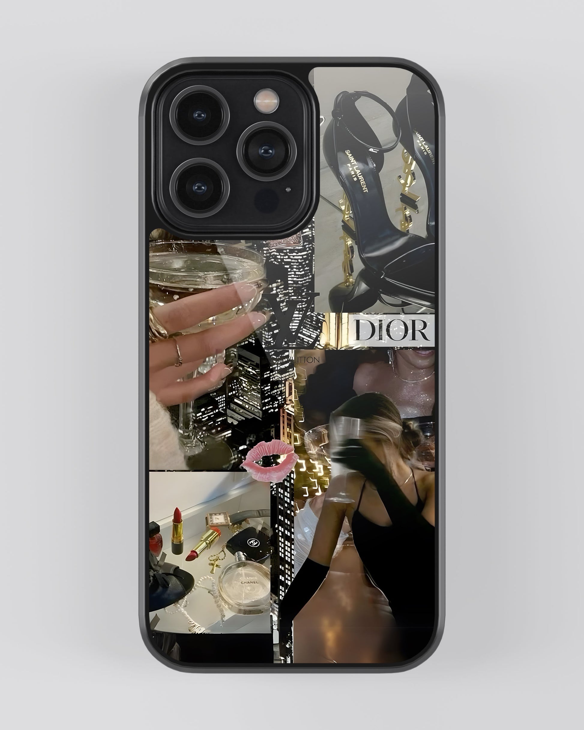 Girls Aesthetic Glass Mobile Cover