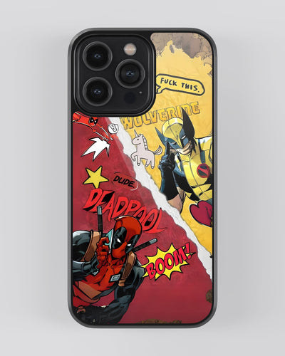 Marvel Mobile Cover (Deadpool Wolverine)