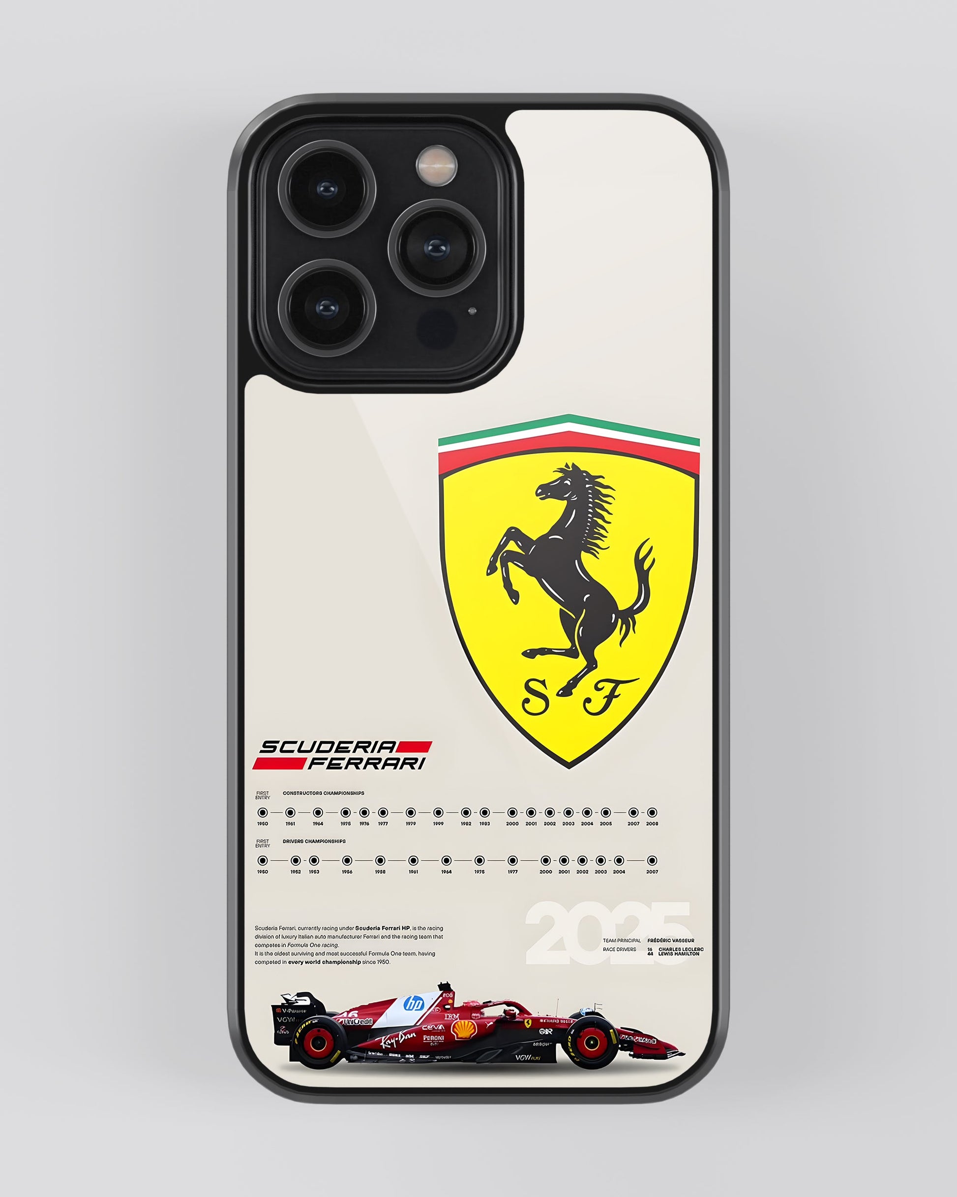 Formula 1 Glass Mobile Cover