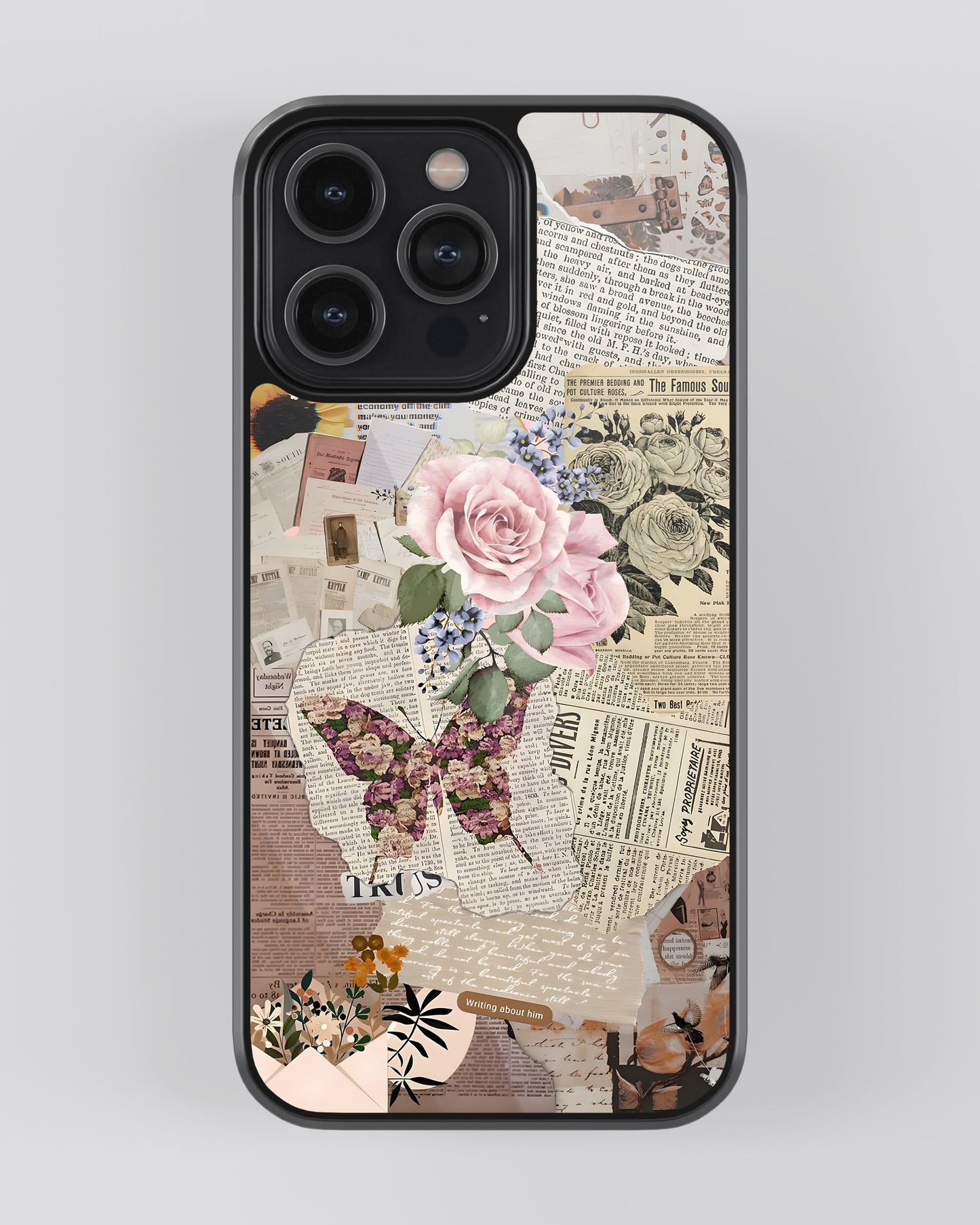 Girls Aesthetic Glass Mobile Cover