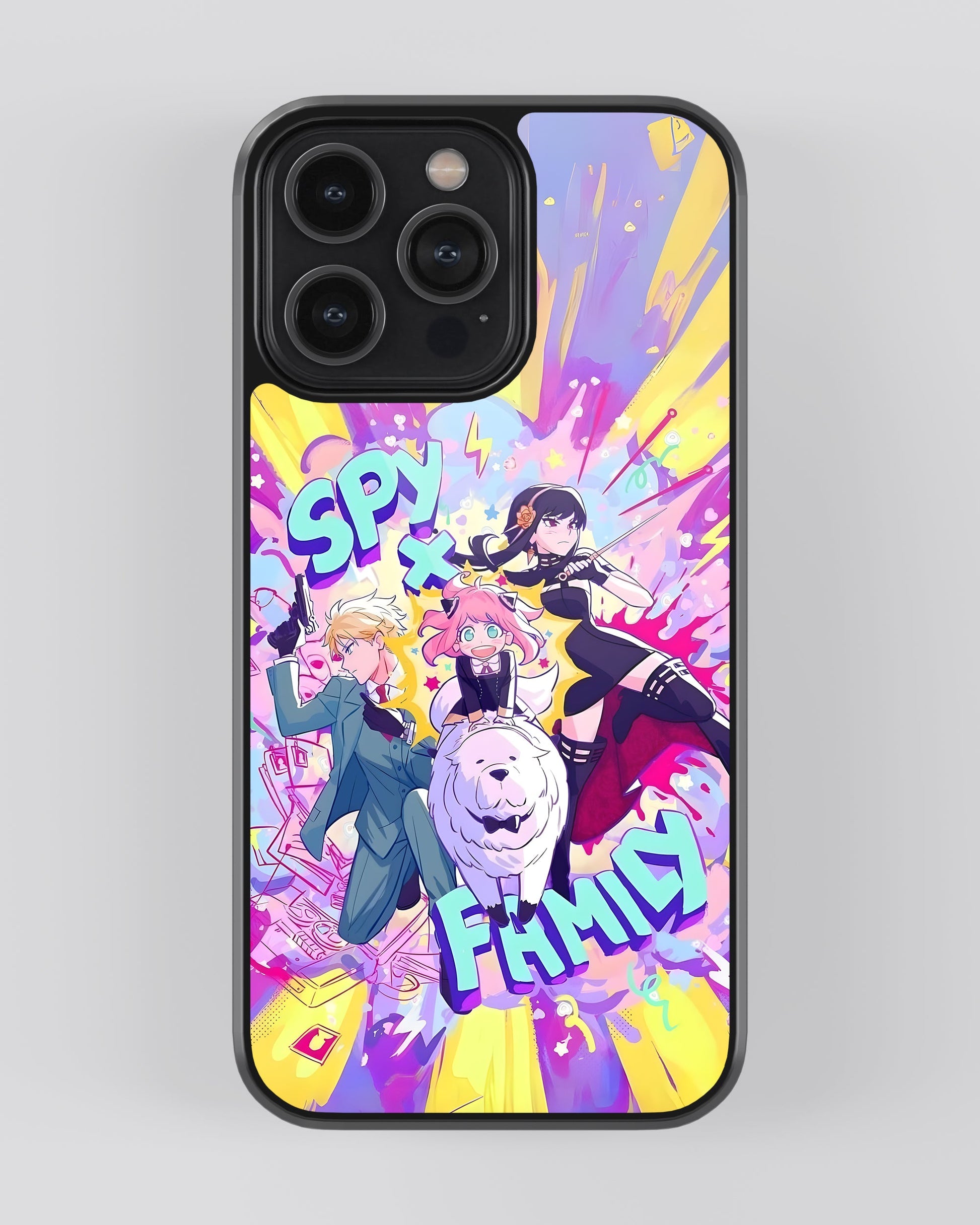 Spy X Family Glass Mobile Cover