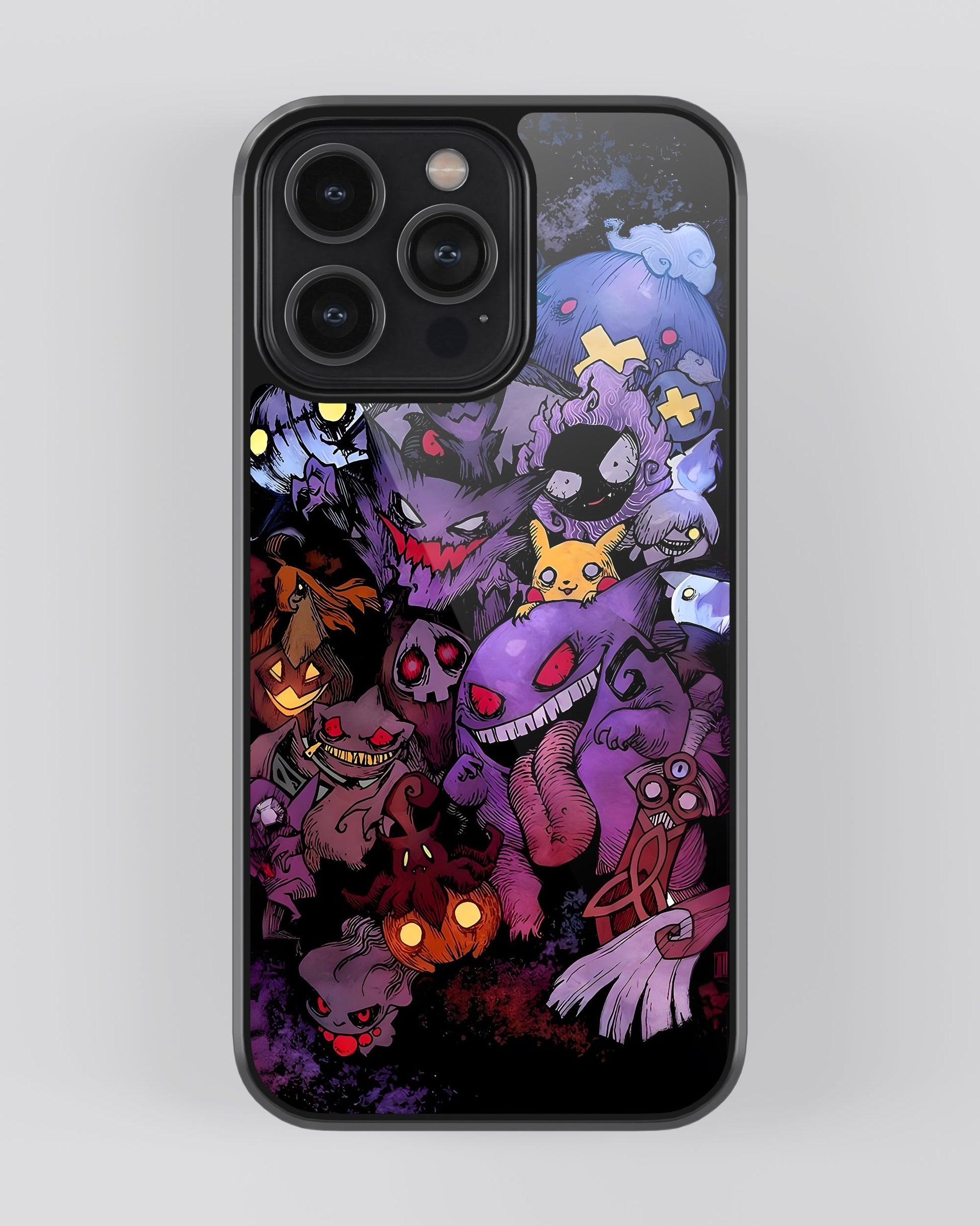 Cartoon Glass Mobile Cover