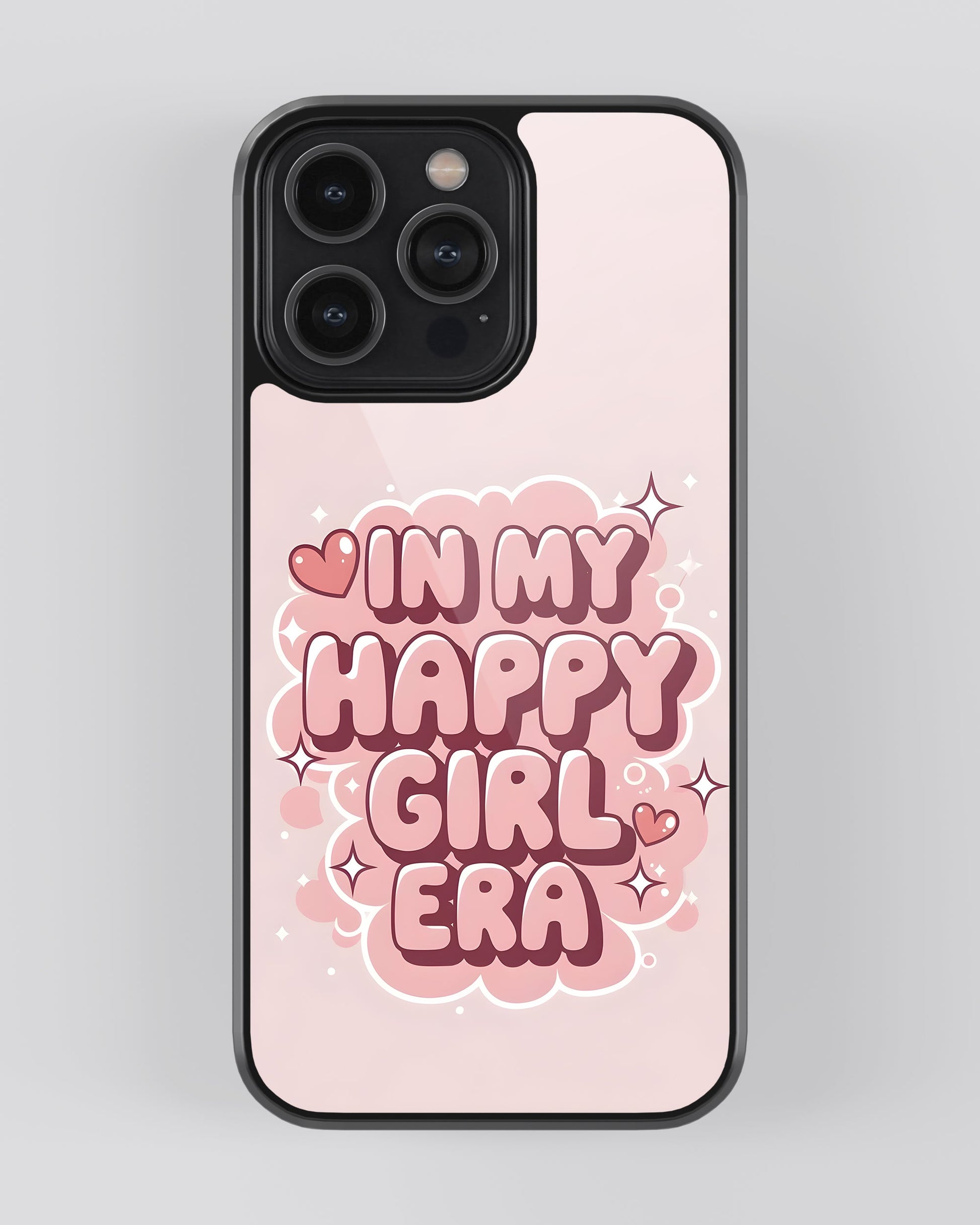 Girls Aesthetic Glass Mobile Cover