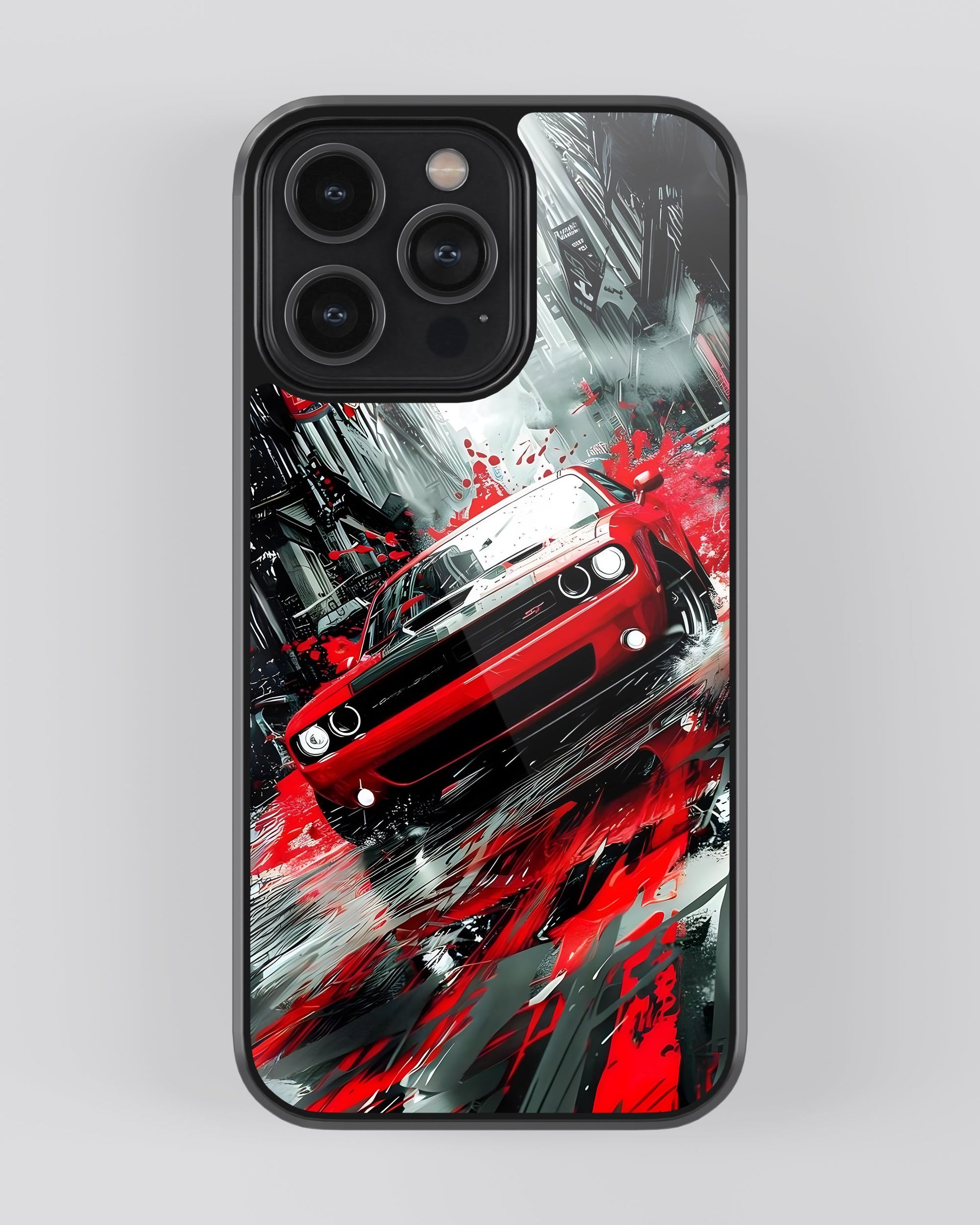 Sports Car Glass Mobile Cover