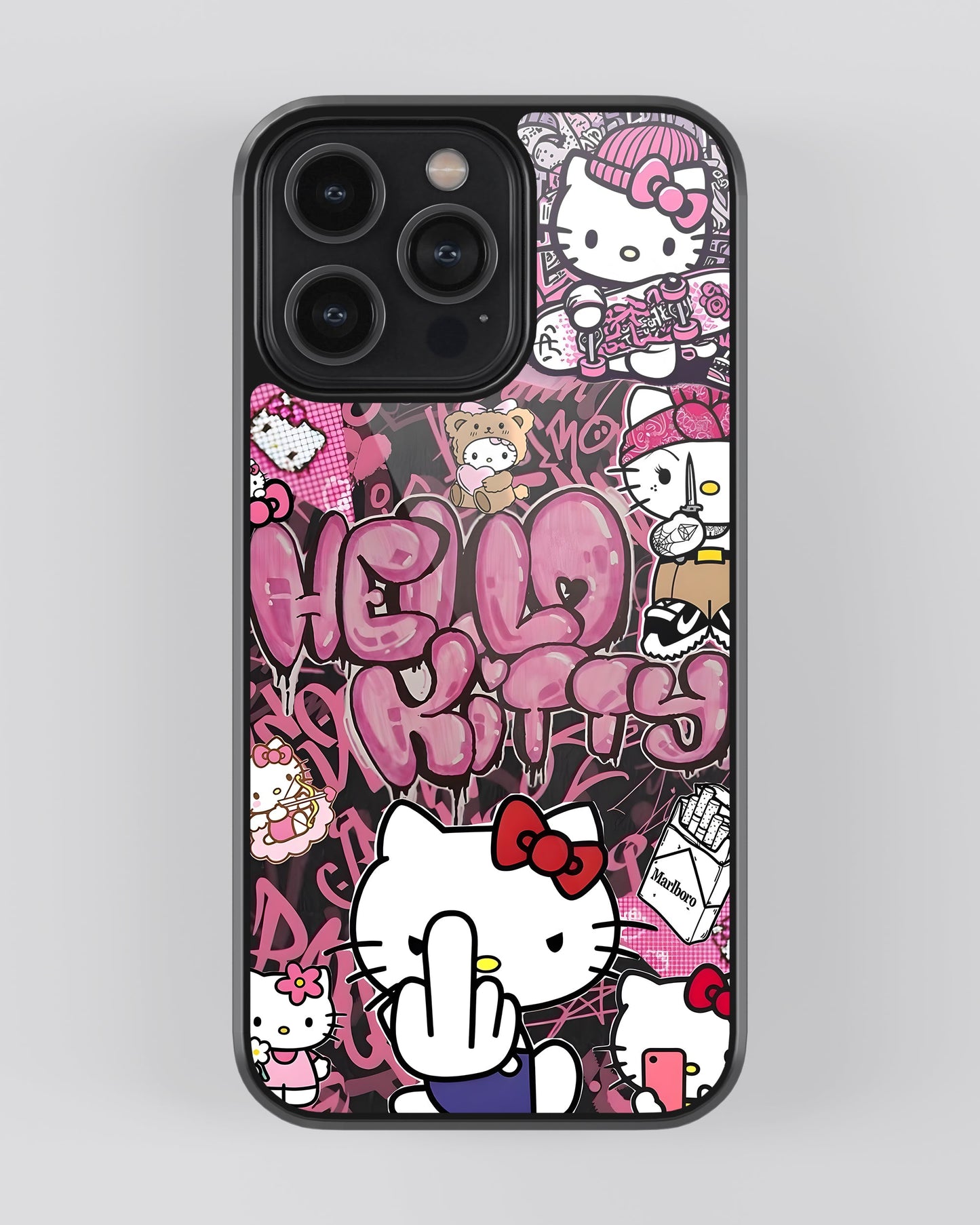 Girls Aesthetic Glass Mobile Cover