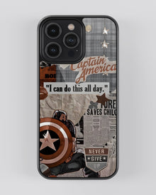 Marvel Glass Mobile Cover