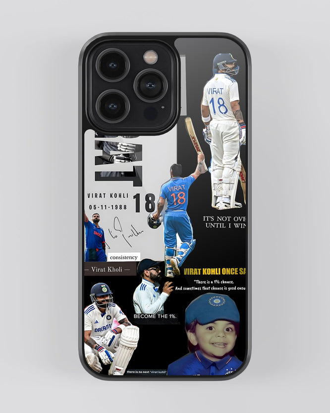 Cricket Mobile Cover (King Kohli Collage)