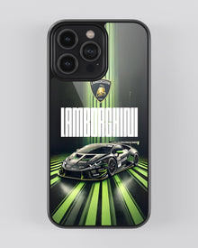 Sports Car Glass Mobile Cover
