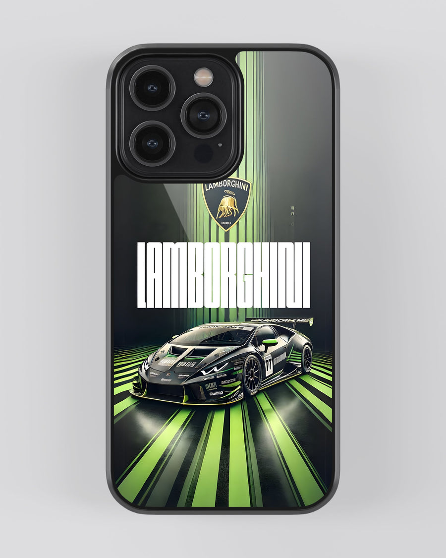 Sports Car Glass Mobile Cover