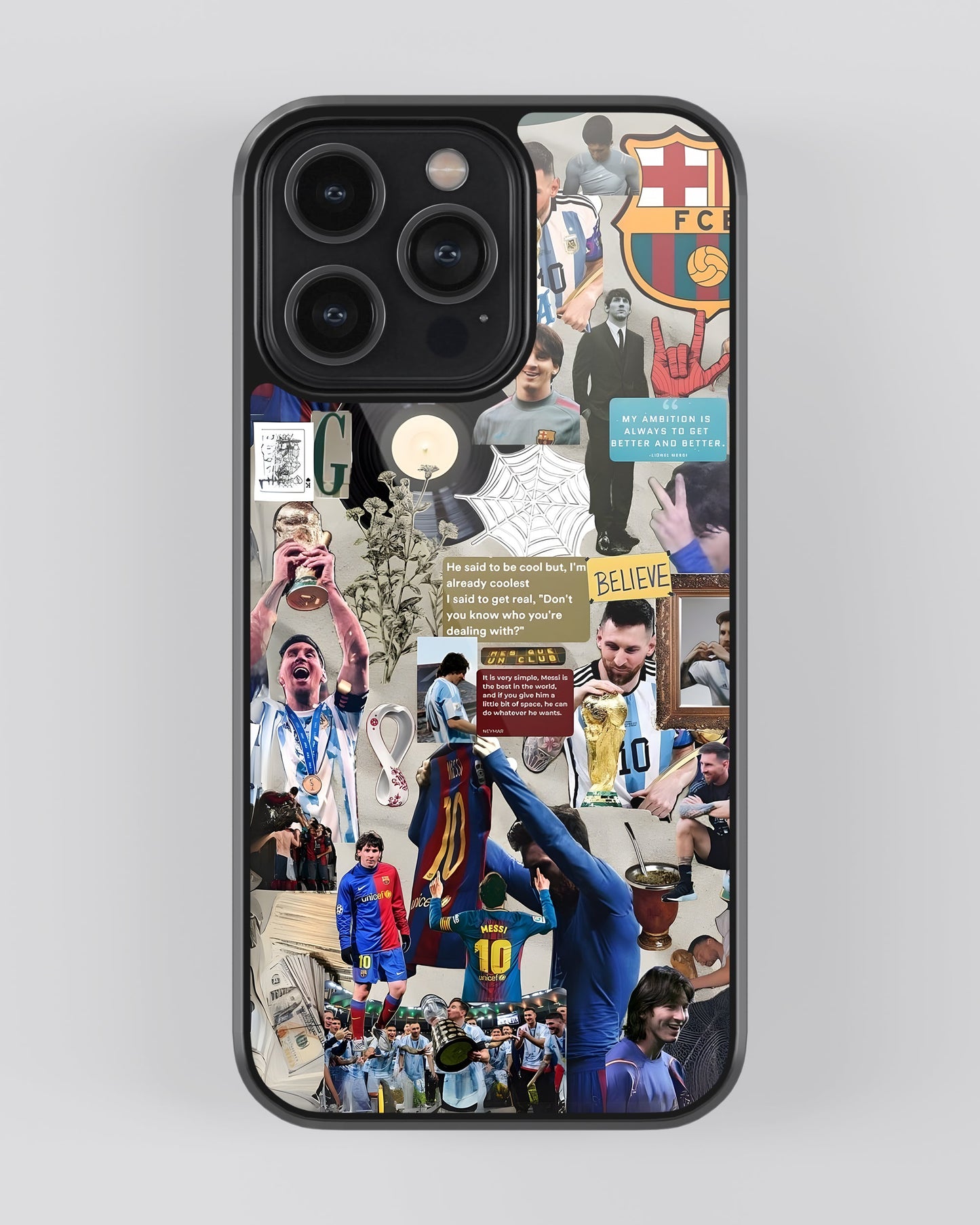 Football Glass Mobile Cover